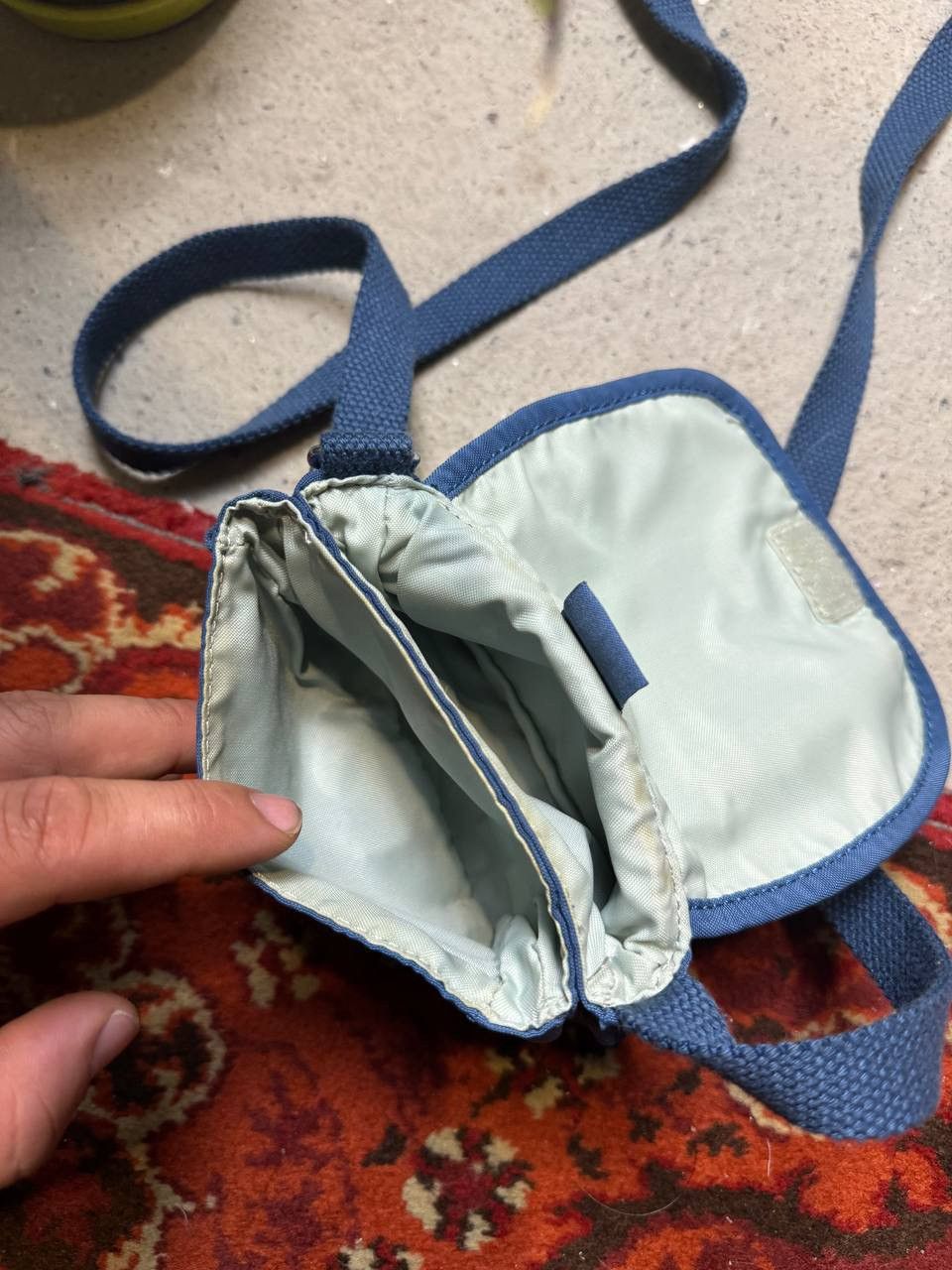 Vintage Vintage Kipling Blue Bag Y2K Backpack Size ONE SIZE - 6 Thumbnail