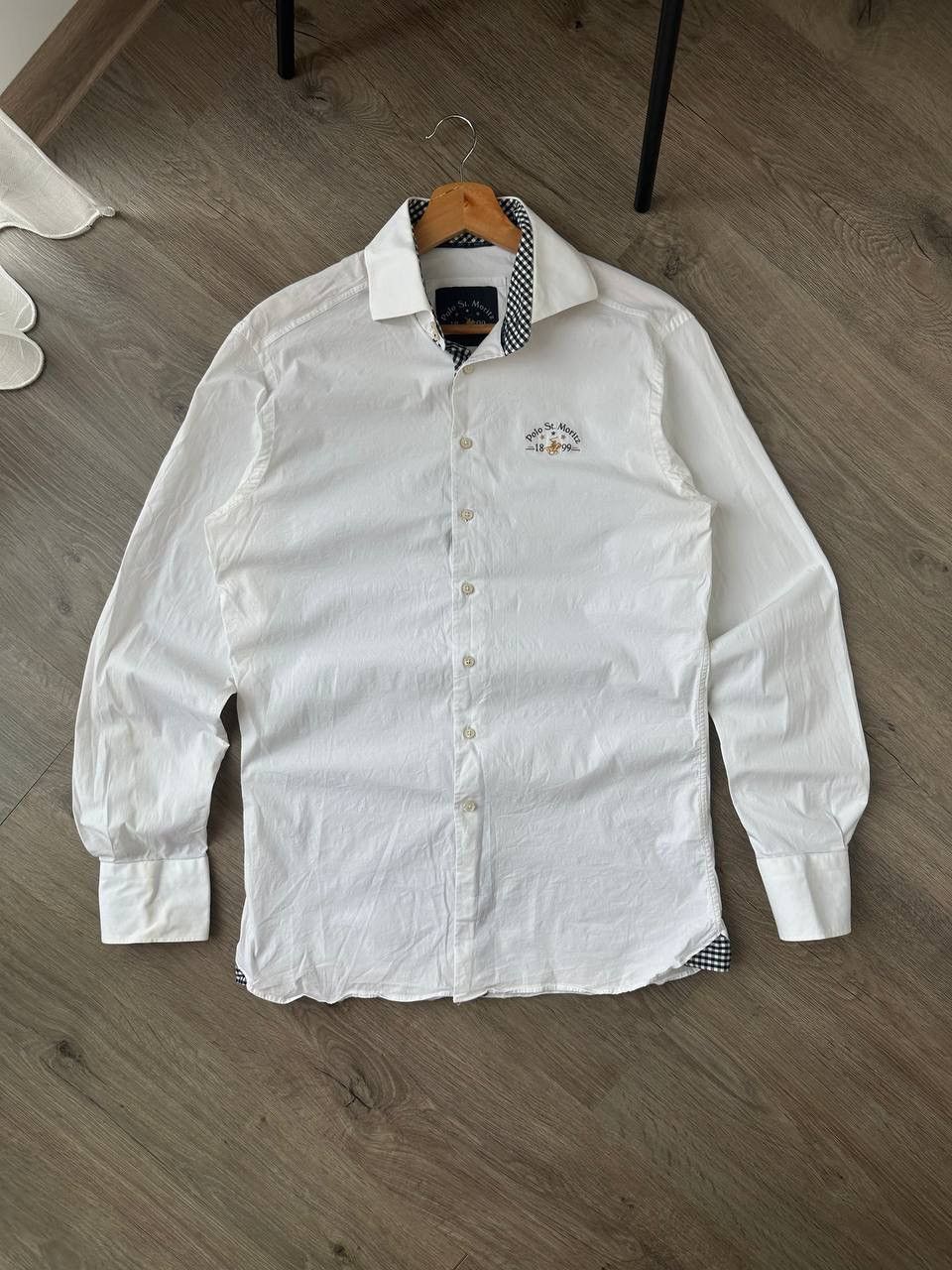 Polo Ralph Lauren Vintage Polo ST . Moritz White S Size Mens Shirt Size US S / EU 44-46 / 1 - 4 Thumbnail