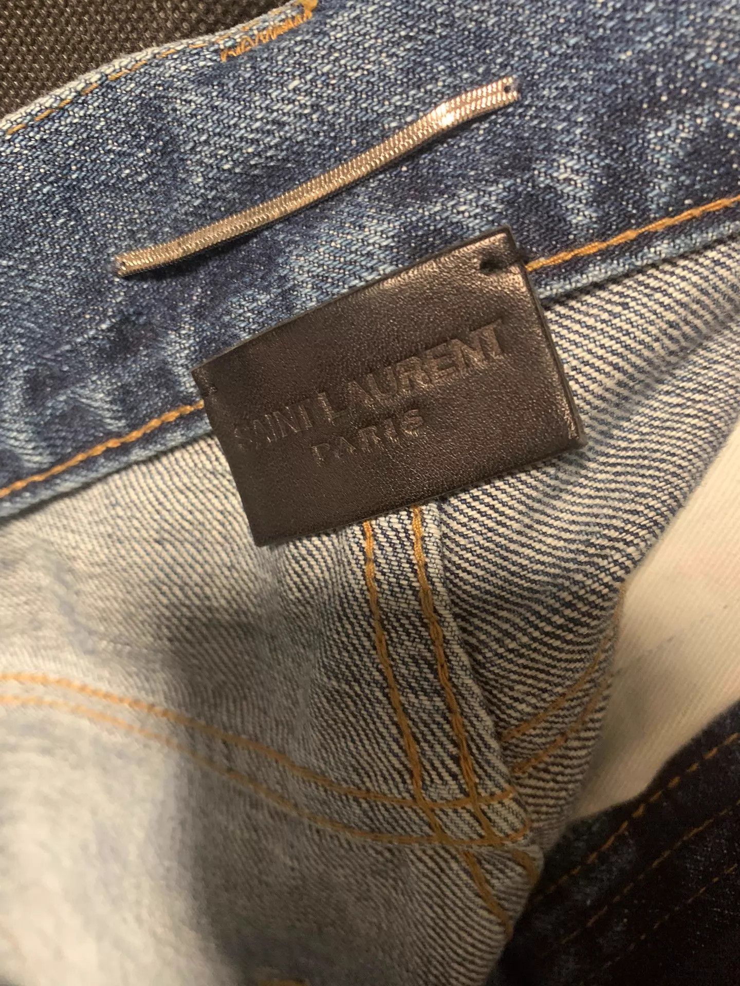 Saint Laurent Paris Saint Laurent d02 Ripped Jeans W29/W30 Size US 30 / EU 46 - 7 Thumbnail