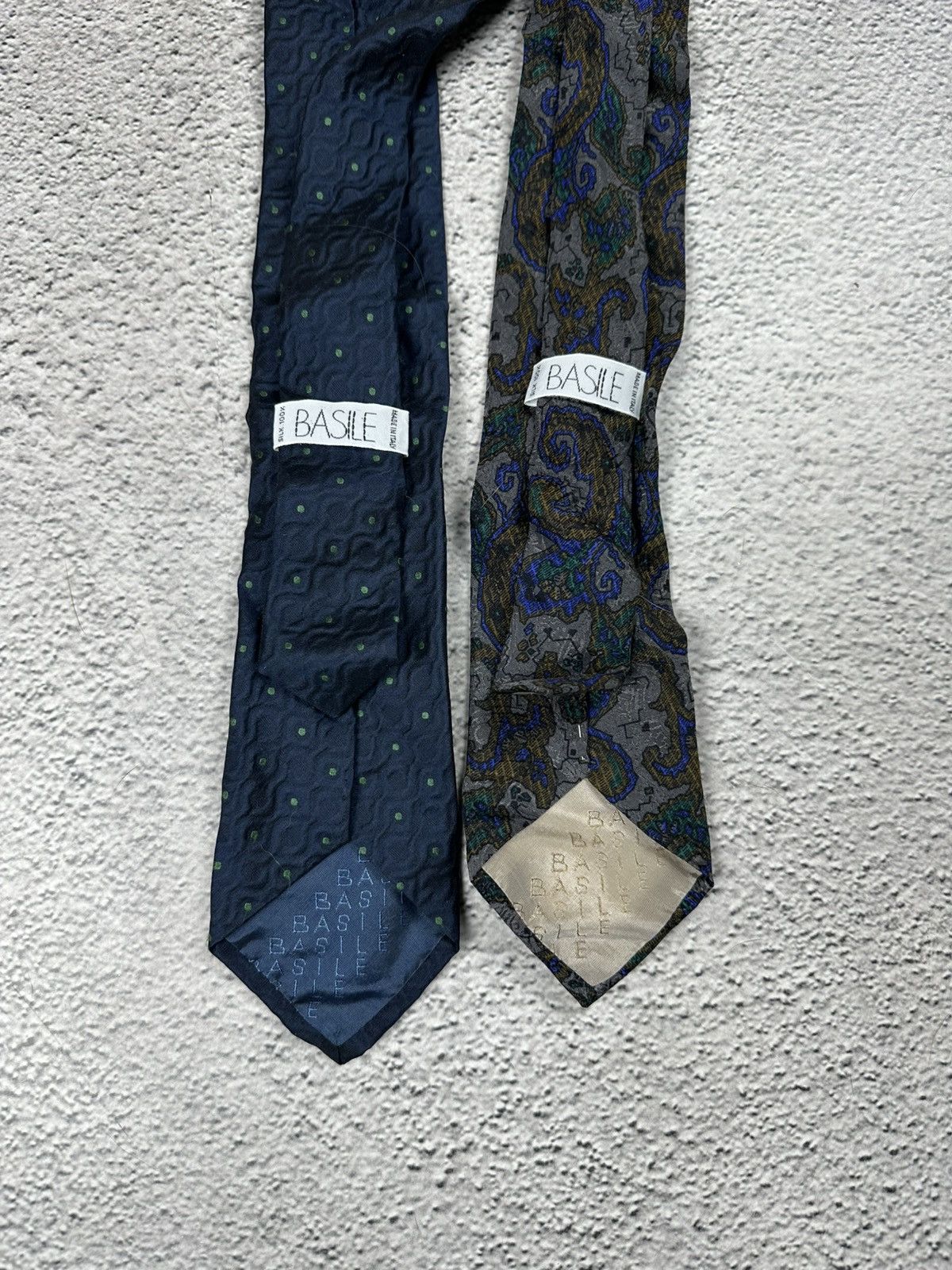 Other Vintage Basile Tie Silk x2 Old Money Style Size ONE SIZE - 2 Thumbnail