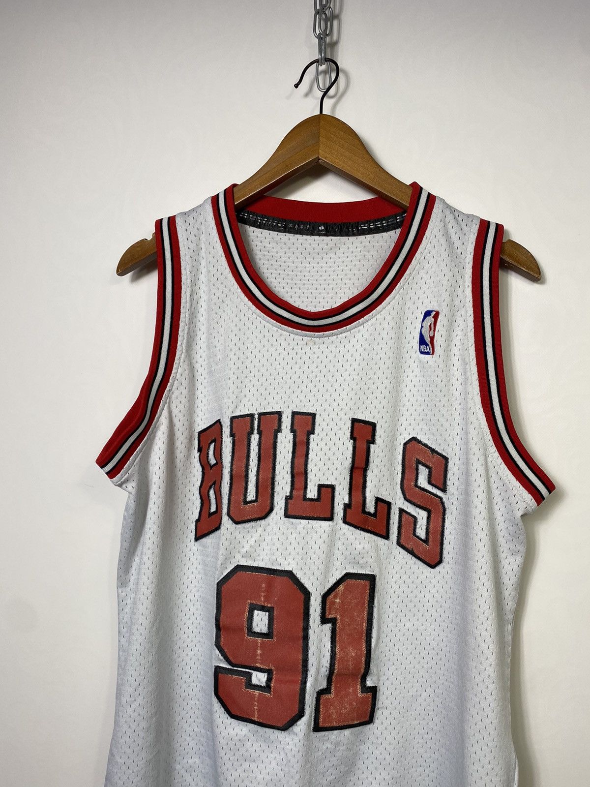 Adidas × NBA × Vintage Vintage Harwood Classics x Adidas Chicago Bulls Rodman Jerse Size US M / EU 48-50 / 2 - 4 Thumbnail