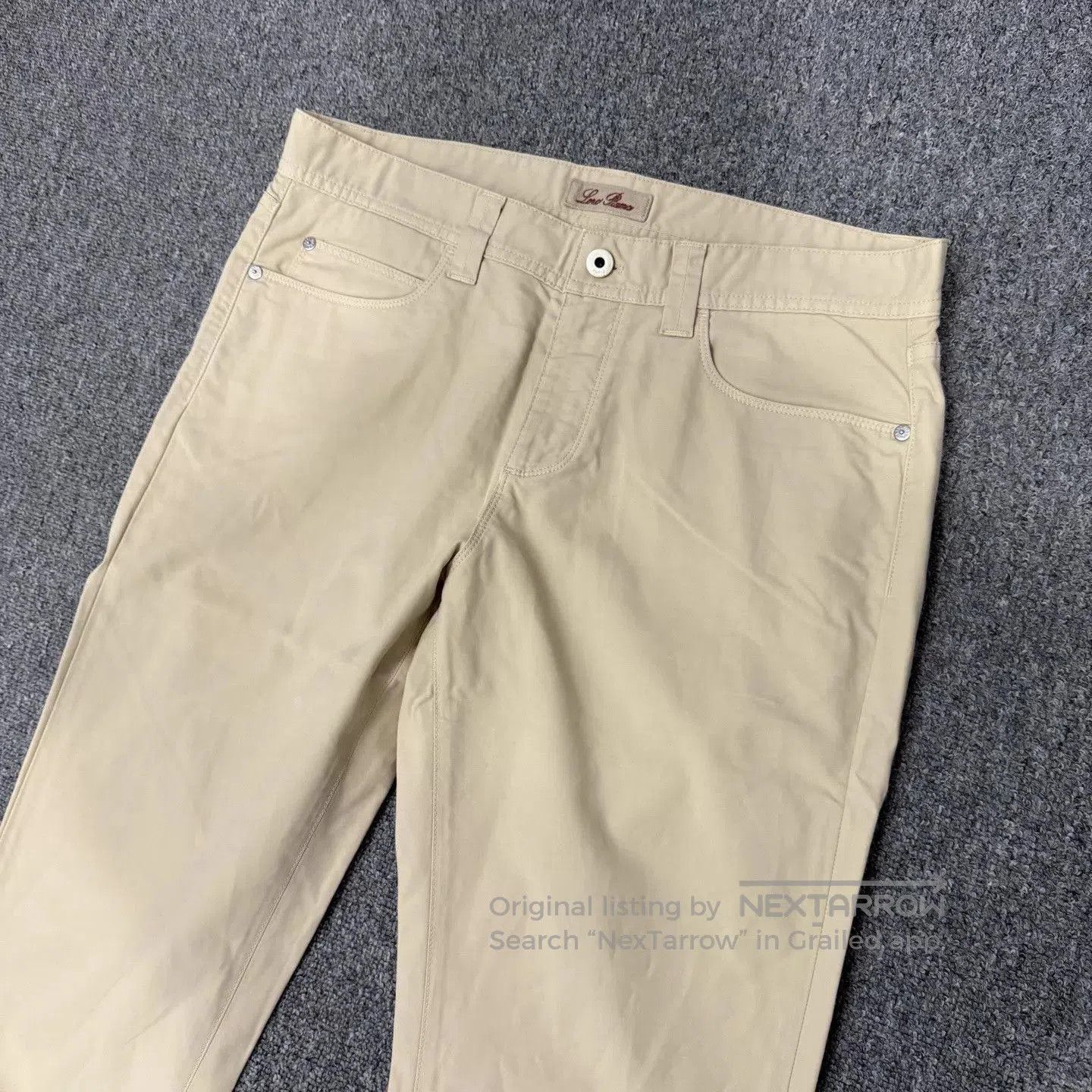 Loro Piana Beige Casual Pants Size 34. Size US 34 / EU 50 - 3 Thumbnail