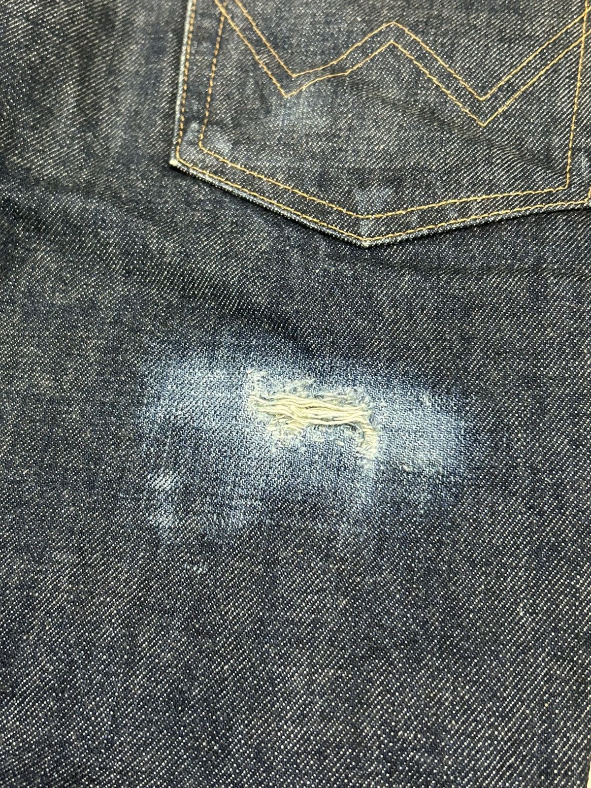 Edwin × Japanese Brand × Vintage Vintage Flare Edwin Japan 53 400XX Distressed Jeans Denim Size US 29 - 11 Thumbnail