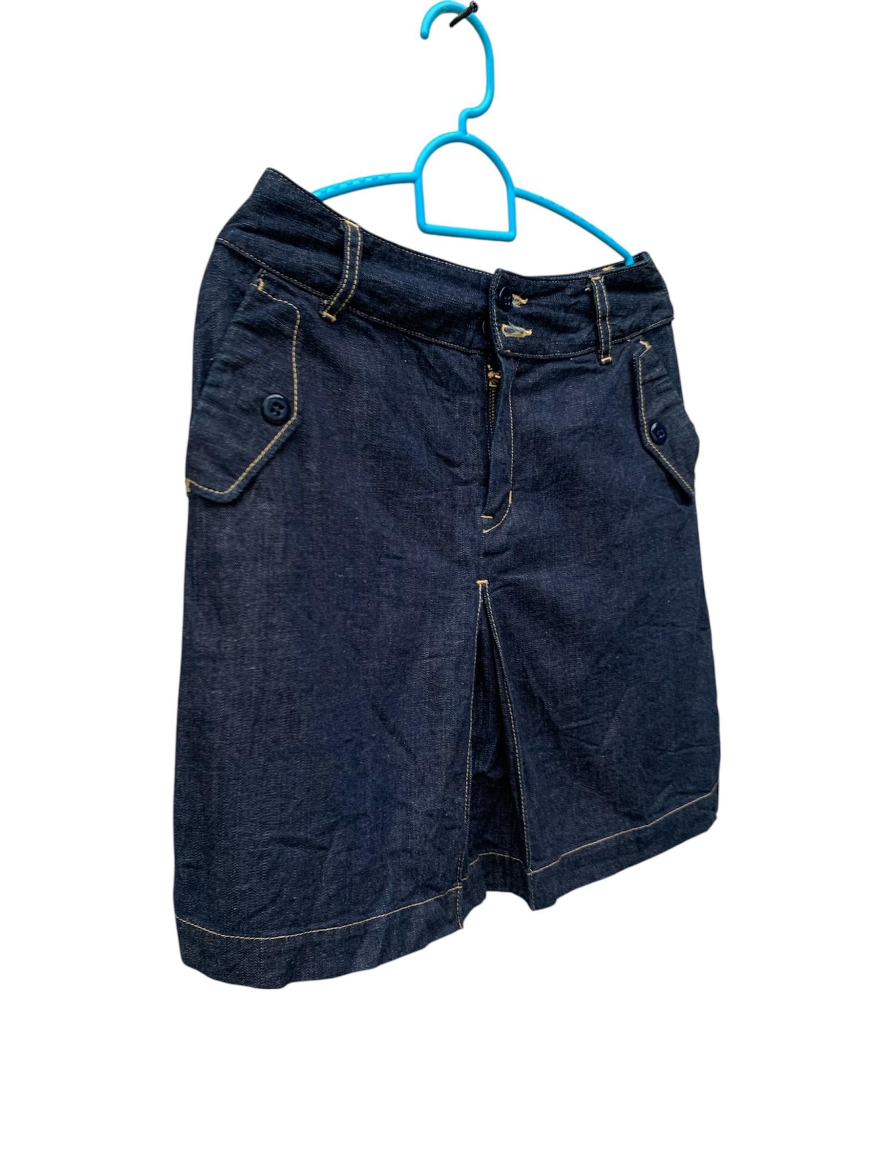 Blue Blue Japan Vintage Blue Blue Mini Skirt Size 28" / US 6 / IT 42 - 3 Thumbnail