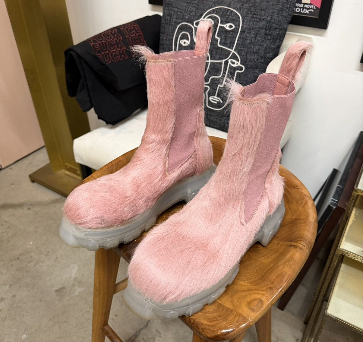 Rick Owens Rick Owens Beatle Bozo Tractor boots Size US 8.5 / EU 41-42 - 3 Thumbnail