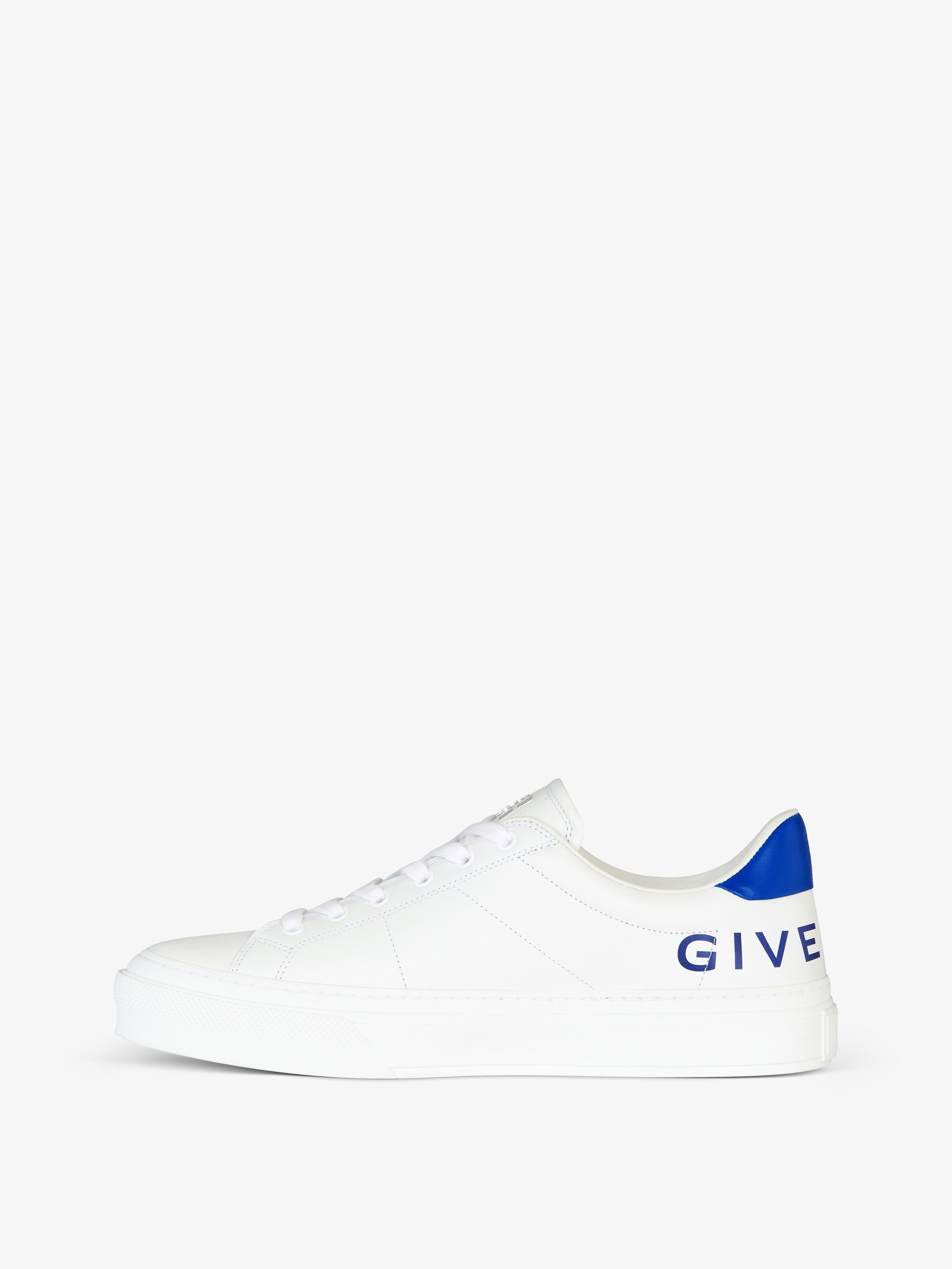 Givenchy o1srvl11e0125 City Sport Sneakers In Leather in White Size US 10 / EU 43 - 2 Thumbnail