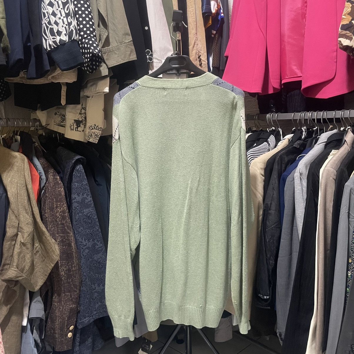 Knightsbridge × Polo Ralph Lauren POLO Brand Diamond Knit Cardigan Size XXL / US 16-18 / IT 52-54 - 2 Thumbnail