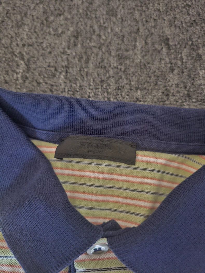 Prada Prada Striped POLO shirt 2505-Nextarrow Size US M / EU 48-50 / 2 - 3 Thumbnail