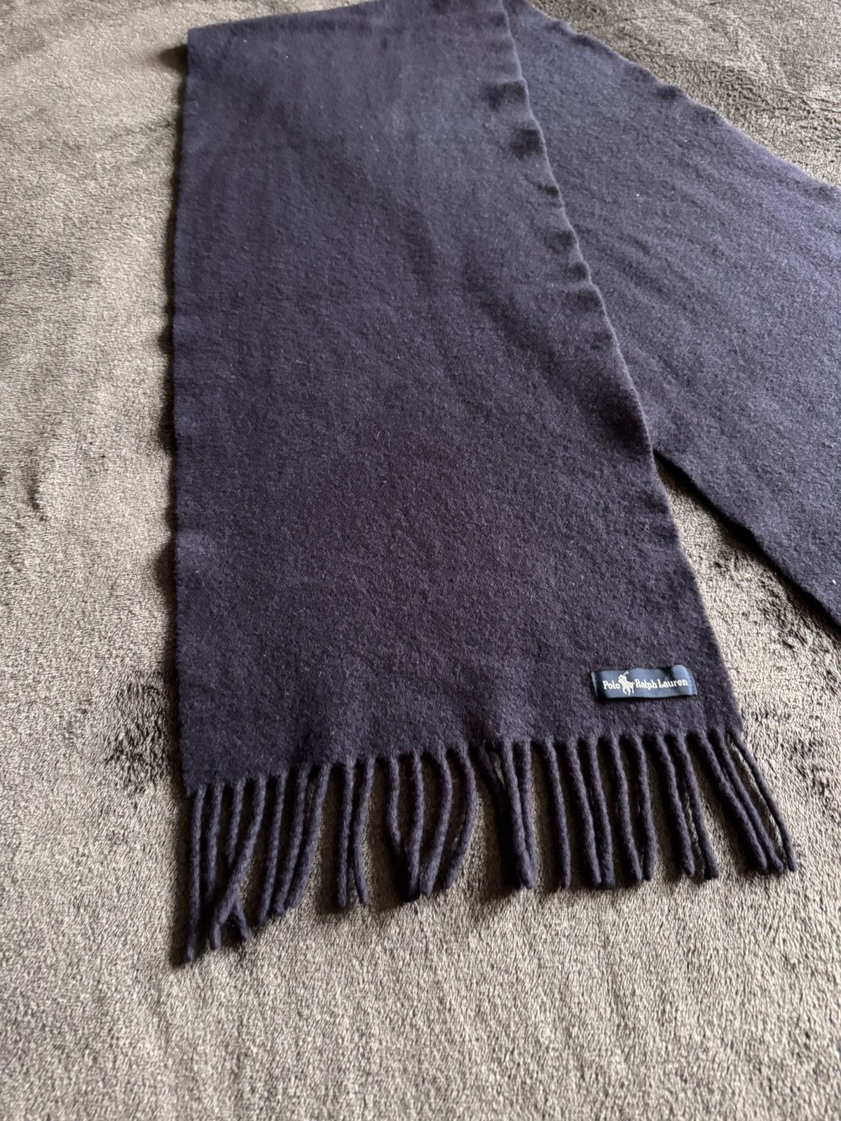Polo Ralph Lauren × Vintage Polo Ralph Lauren cashmere scarf logo vintage Size ONE SIZE - 2 Thumbnail