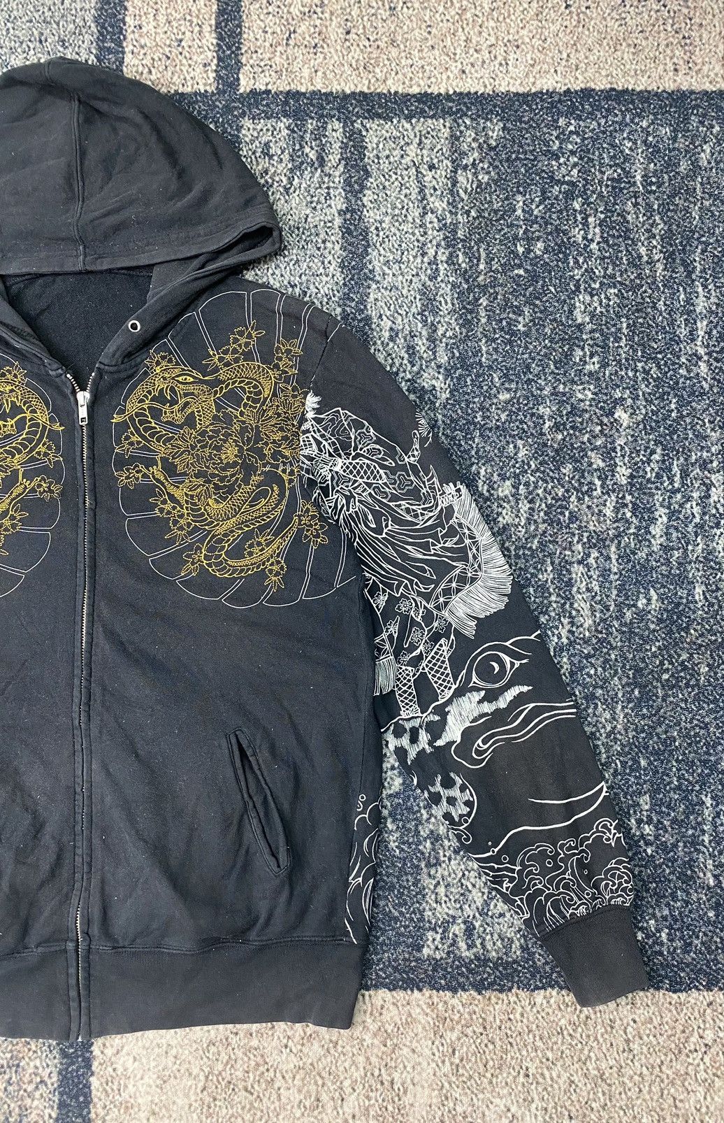 If Six Was Nine Rare! Japanese Warriors samurai Hoodies Size US M / EU 48-50 / 2 - 7 Thumbnail
