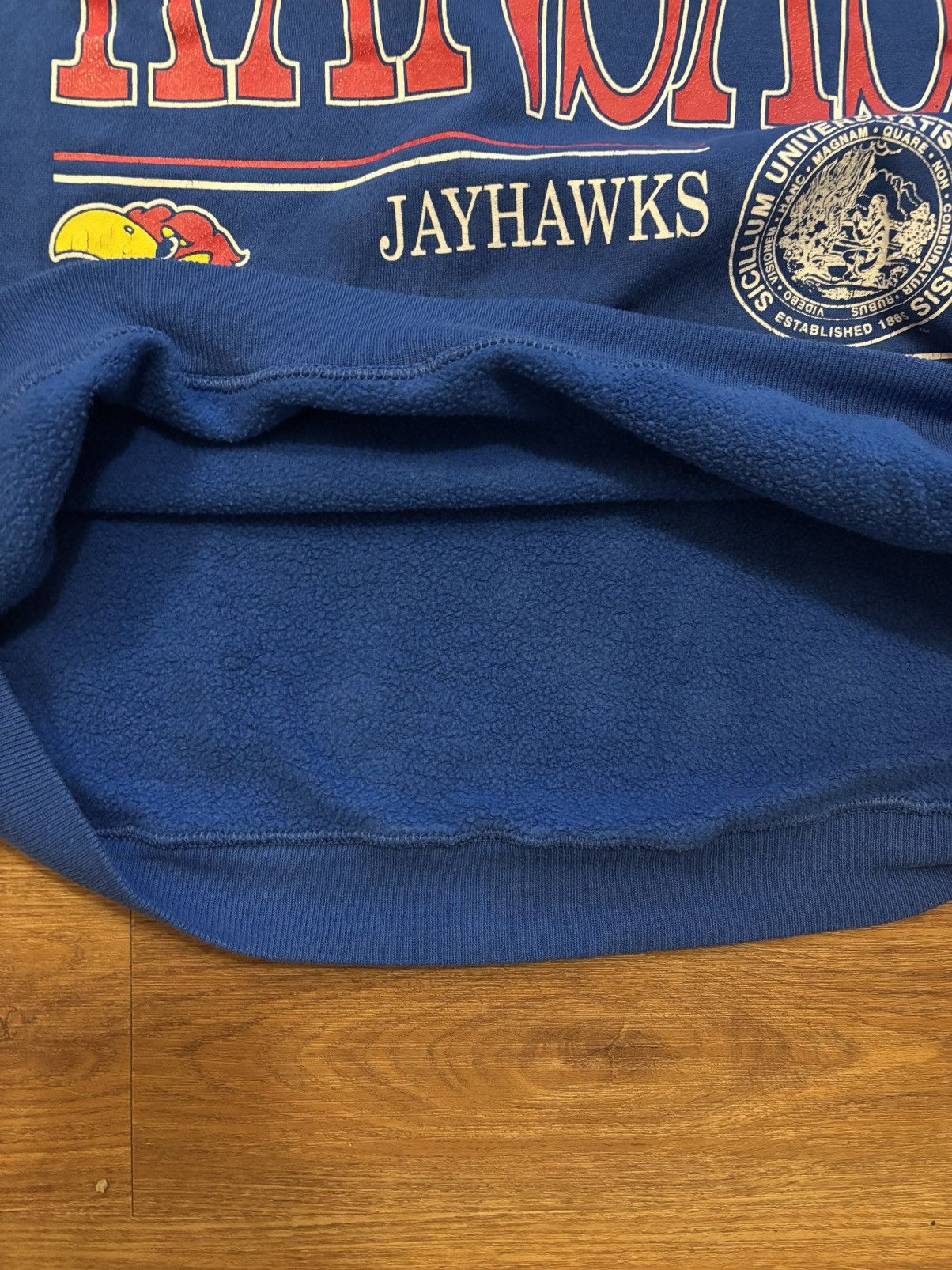 Hanes Vintage 80's Kansas University Sweatshirt Size US XL / EU 56 / 4 - 5 Thumbnail