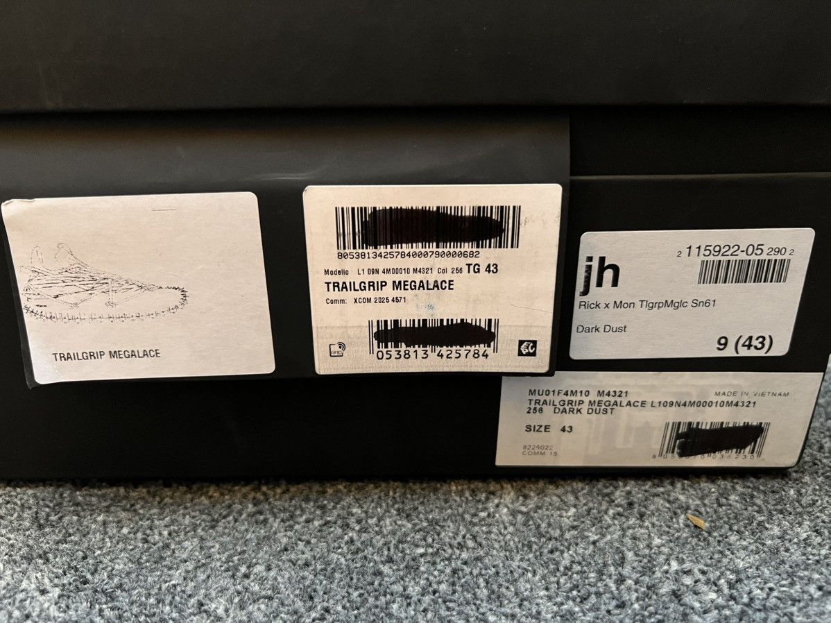 Moncler × Rick Owens Moncler Rick Owens Trailgrip Megalace Size US 10 / EU 43 - 15 Thumbnail