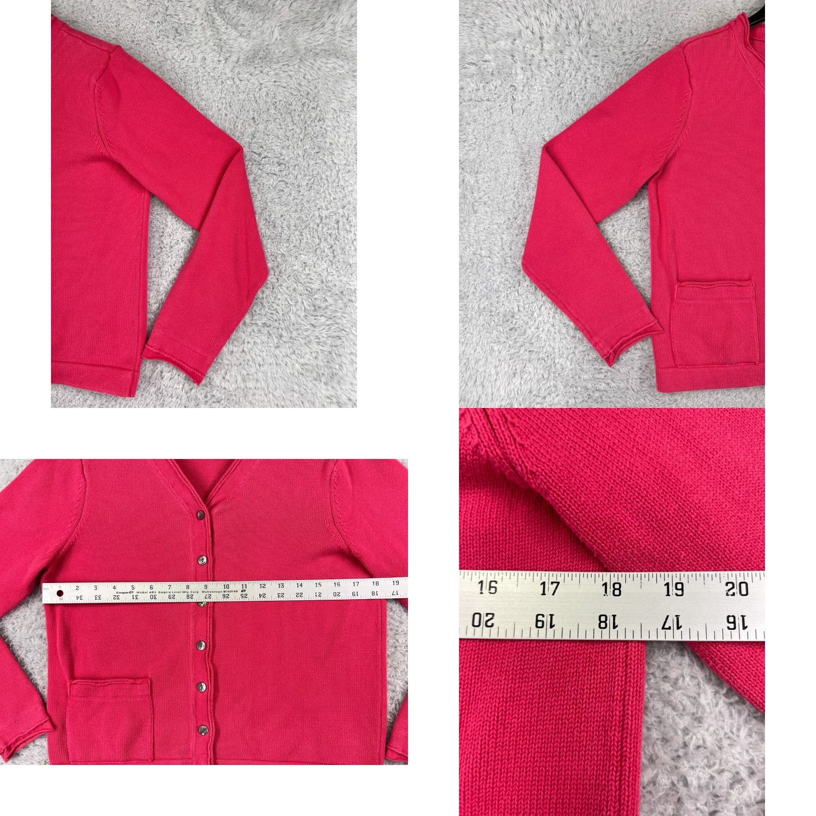Orvis Orvis Sweater Cardigan Women Small Pink 100% Cotton Button Knit V-Neck Casual All Seasons Fall Winter Women’s Size S / US 4 / IT 40 - 8 Thumbnail