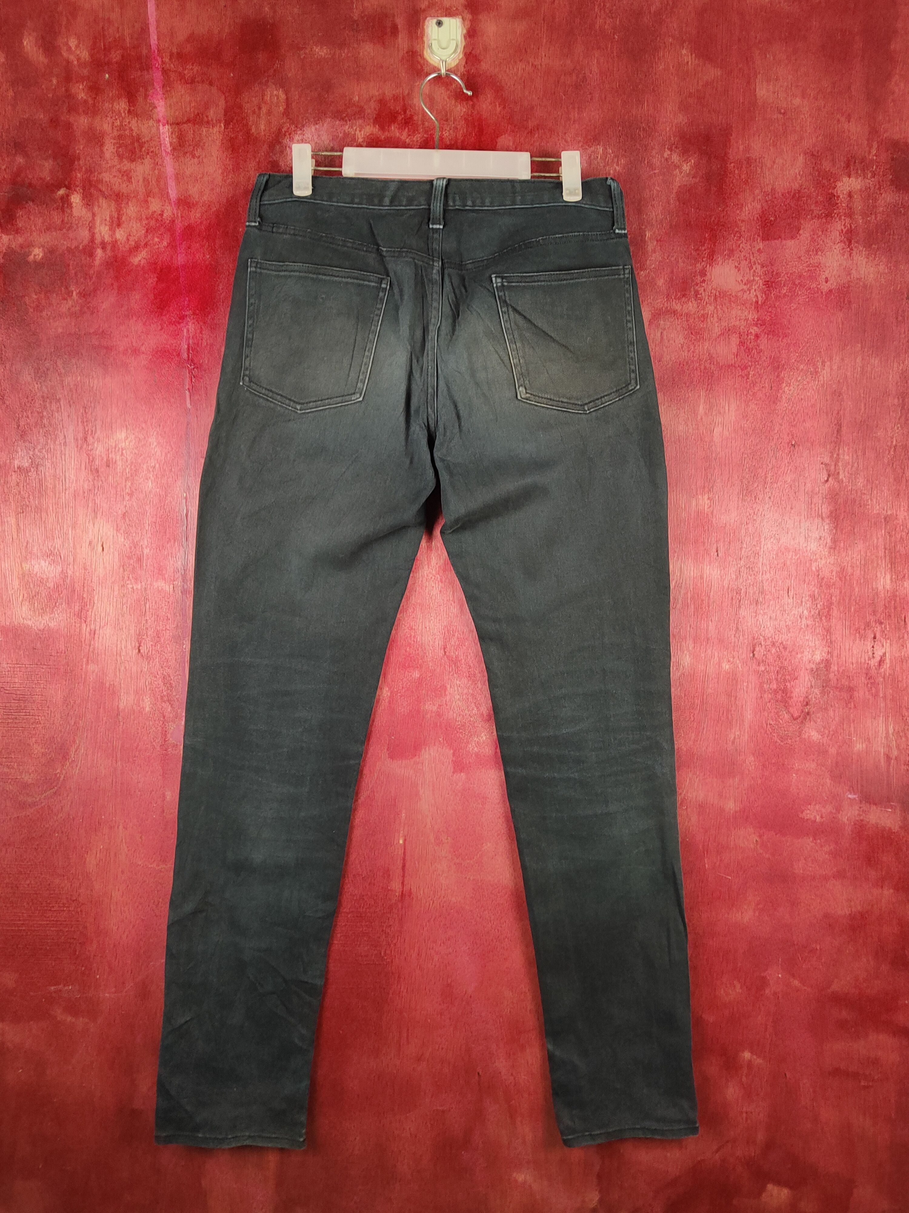 GU Gu Black Faded Distressed Ripped Skinny Jeans #S2316 Size US 30 / EU 46 - 7 Thumbnail