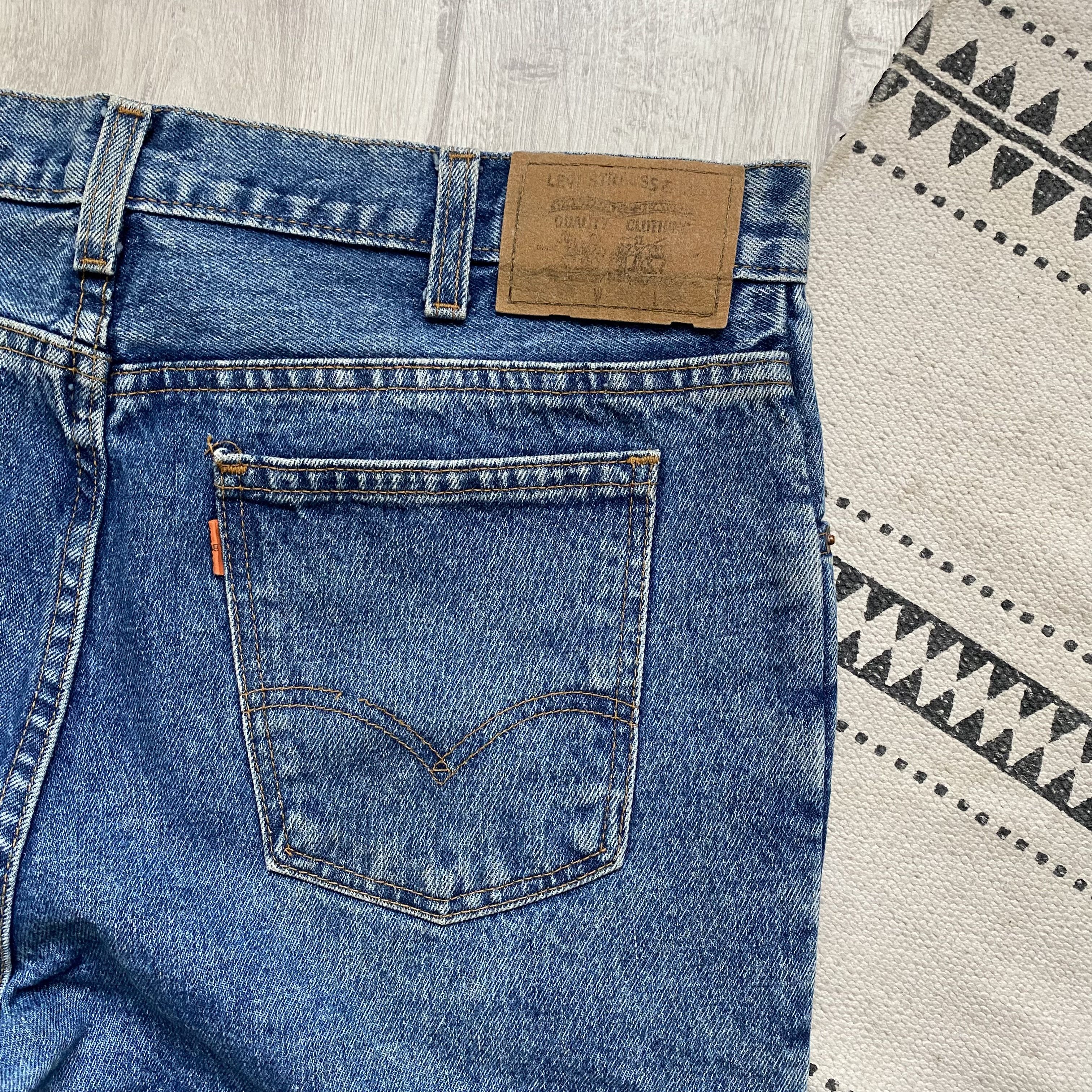 Levi's Vintage Clothing Vintage 70-80s Levis Orange tab Jeans Denim pants Made In UK Size US 32 / EU 48 - 2 Thumbnail