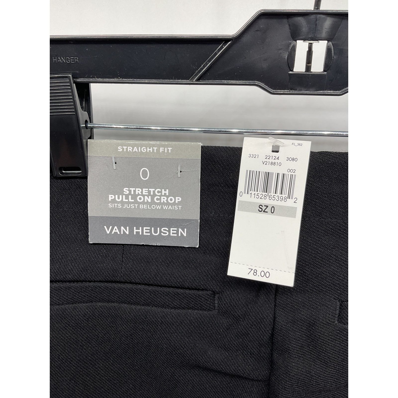 Van Heusen Van Heusen Stretch Pull-On Crop - 0 Straight Fit Size 25" / US 0 / IT 36 - 5 Thumbnail