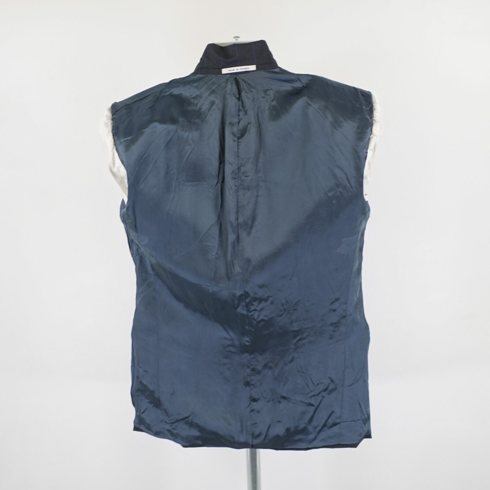 Yves Saint Laurent Yves Saint Laurent Wool Blue Check Striped 2 Button Suit Jac Size 42R - 14 Thumbnail