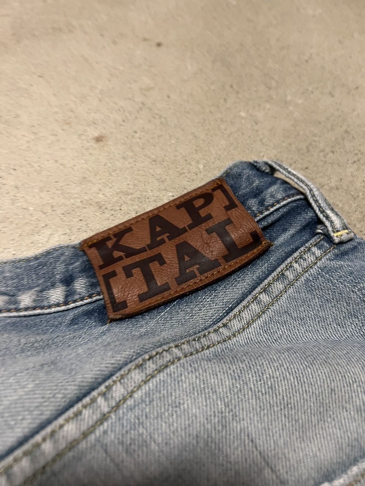 Kapital Kountry Kapital Kountry Skeleton Denim Shorts Size US 32 / EU 48 - 5 Thumbnail