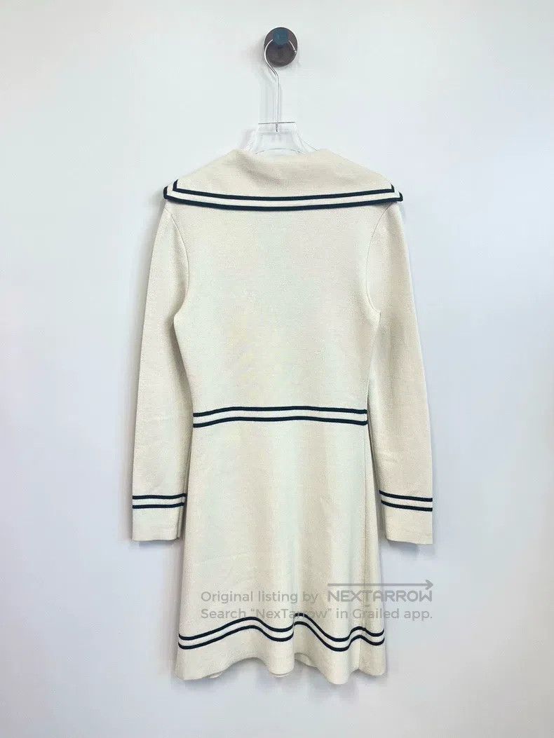 Gucci Gucci Ivory white and black striped horse buckle knitted d Size XS / US 0-2 / IT 36-38 - 2 Thumbnail