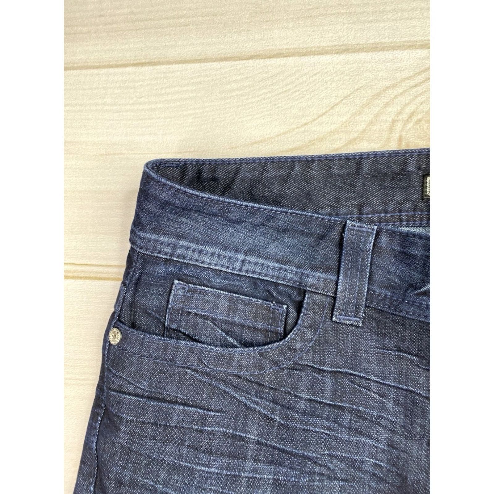 Guess GUESS Daredevil Skinny Jeans Sz 30 Dark Wash 5-Pocket Logo Denim 90s Vintage Womens Jeans Size 30" / US 8 / IT 44 - 2 Thumbnail