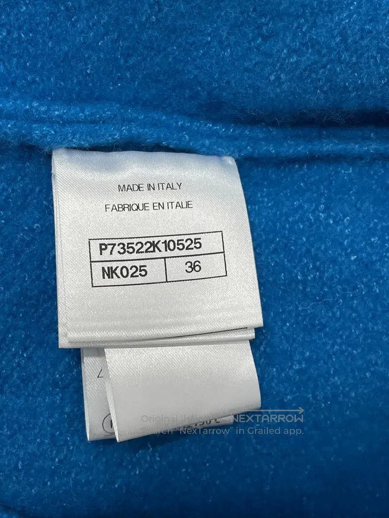 Chanel Chanel Blue round-neck knitted cardigan coat Size XS / US 0-2 / IT 36-38 - 5 Thumbnail