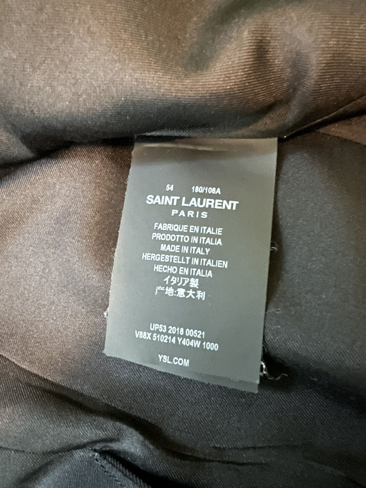 Saint Laurent Paris Saint Laurent Le-Smoking Blazer Size 54R - 6 Thumbnail