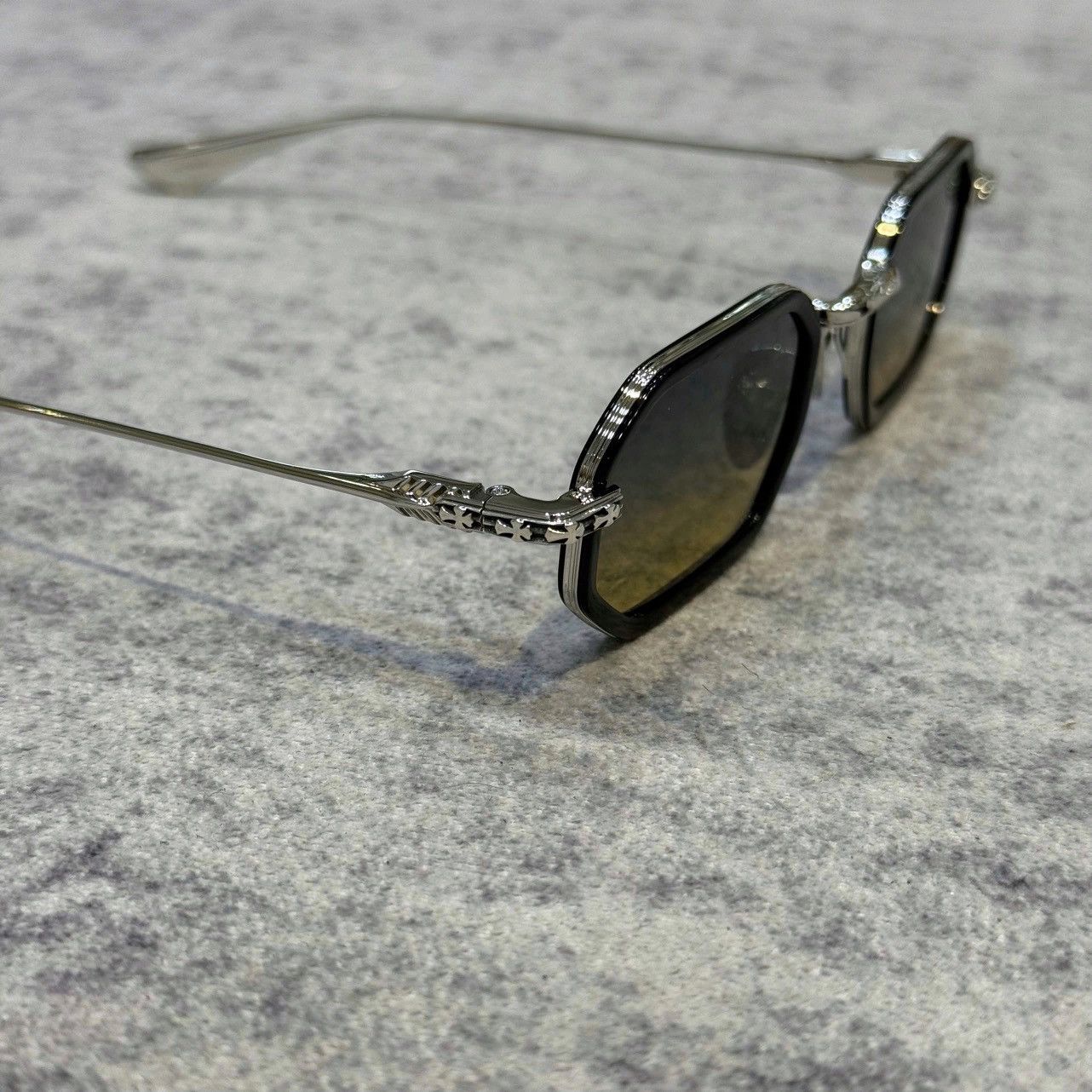 Chrome Hearts CHROME HEARTS STYLIDA BLACK/SHINY SILVER-SUN Size ONE SIZE - 3 Thumbnail