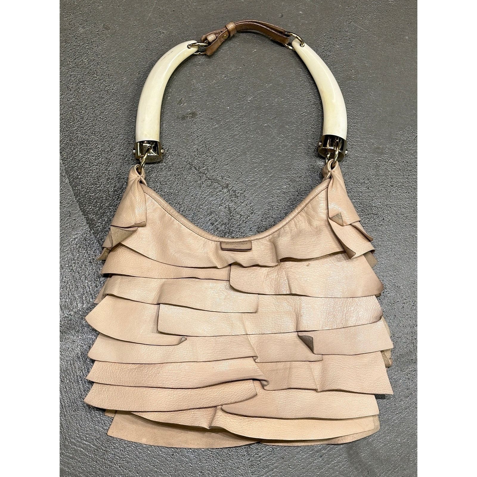 Saint Laurent Paris 2004 Saint Laurent “Saint Tropez” Horn-Handle Bag Size ONE SIZE - 1 Thumbnail