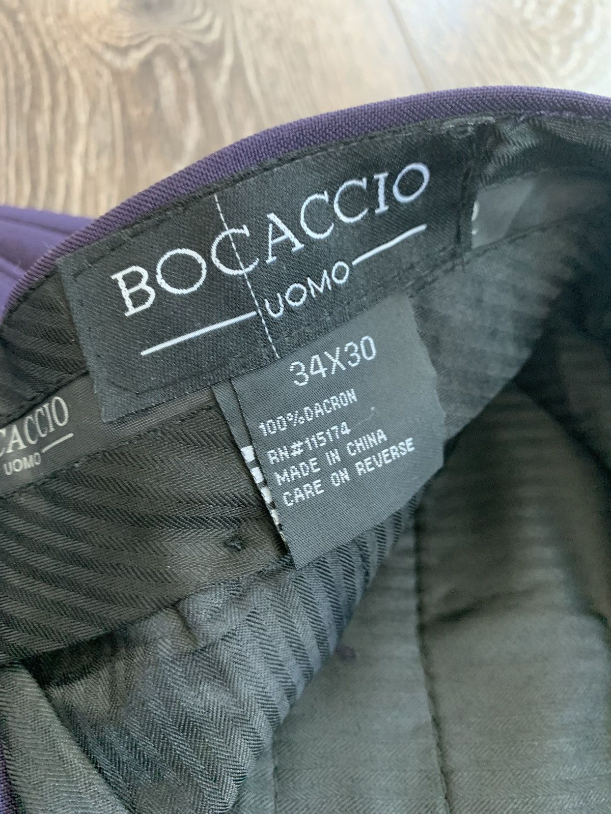 Designer × Vintage Bocaccio Uomo purple pants Size US 34 / EU 50 - 2 Thumbnail