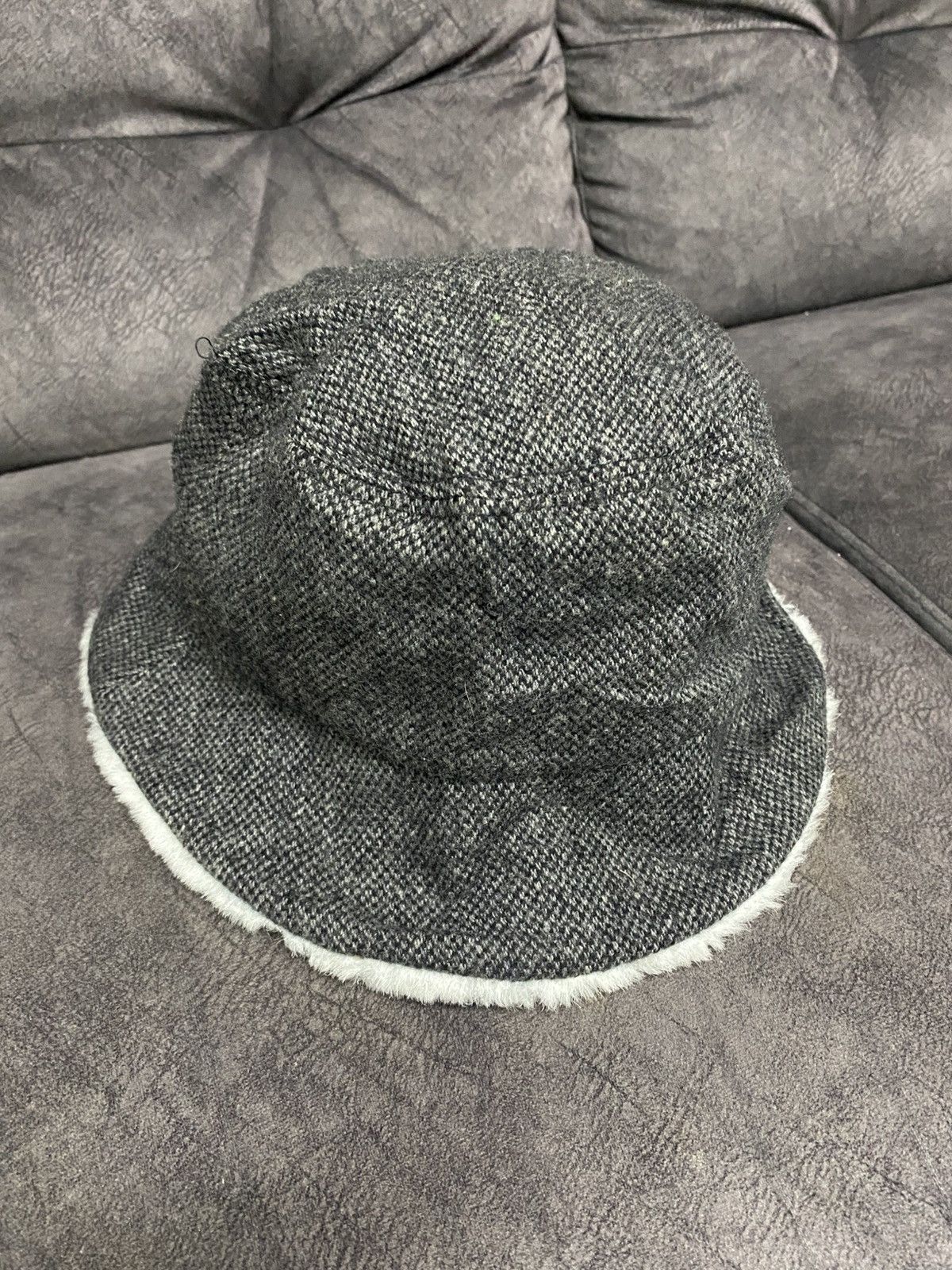 Y's × Yohji Yamamoto Yohji Yamamoto Sacsny Y'saccs Faux fur Lining Wool Hat Size ONE SIZE - 2 Thumbnail