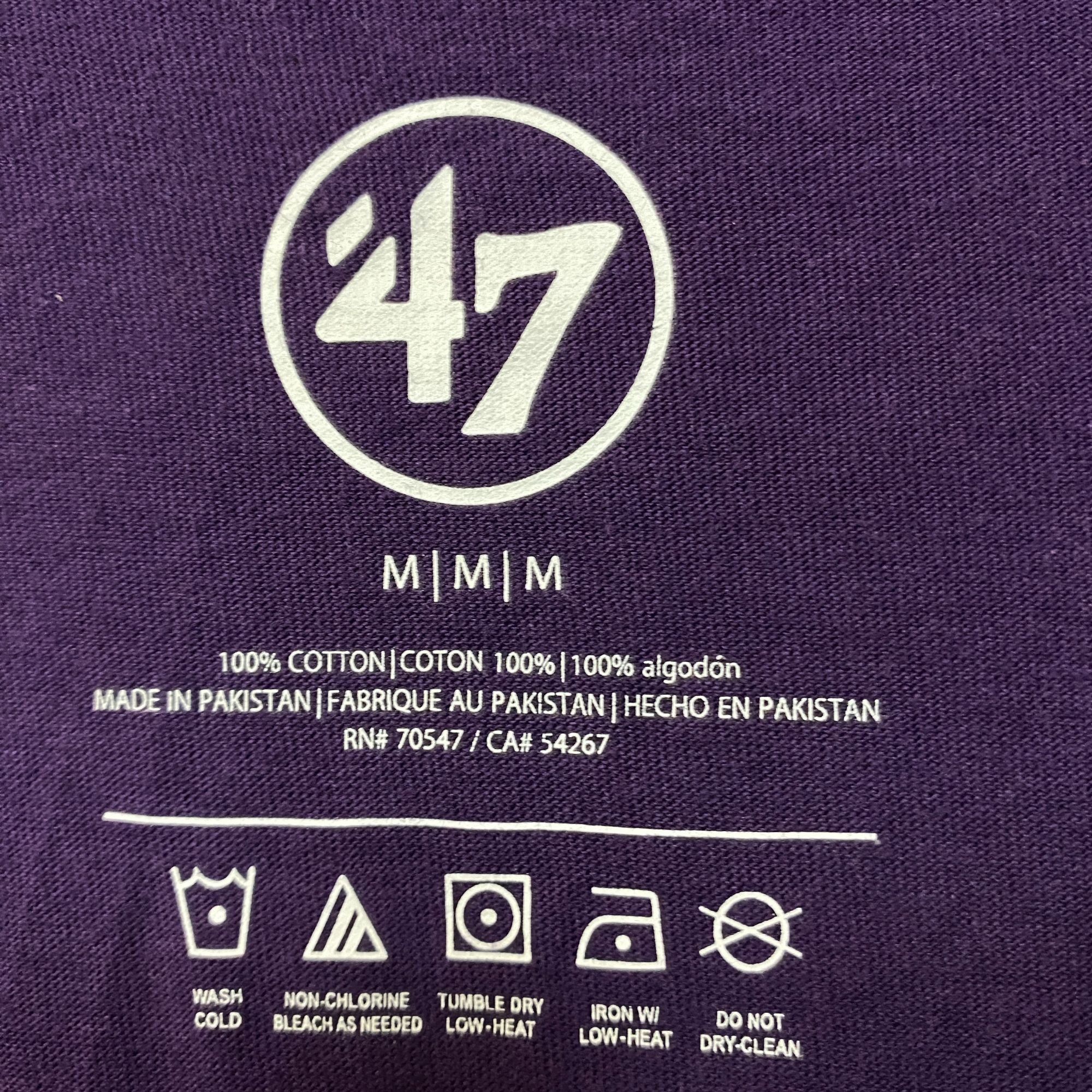 47 Mississippi state purple Tshirt size medium Size US M / EU 48-50 / 2 - 4 Thumbnail