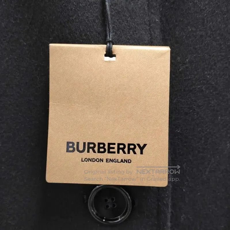 Burberry Burberry Black Wool Long Coat for Women. Size L / US 10 / IT 46 - 5 Thumbnail