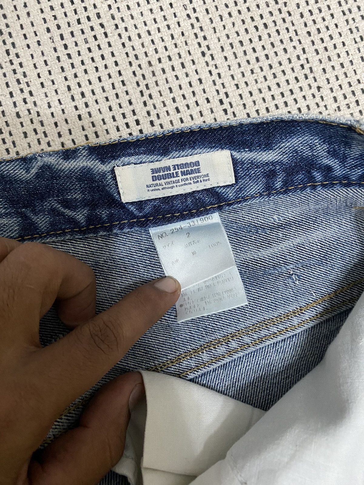 If Six Was Nine × Japanese Brand × Vintage DOUBLE NAME NATURAL VINTAGE FOR EVERYONE Size US 32 / EU 48 - 5 Thumbnail