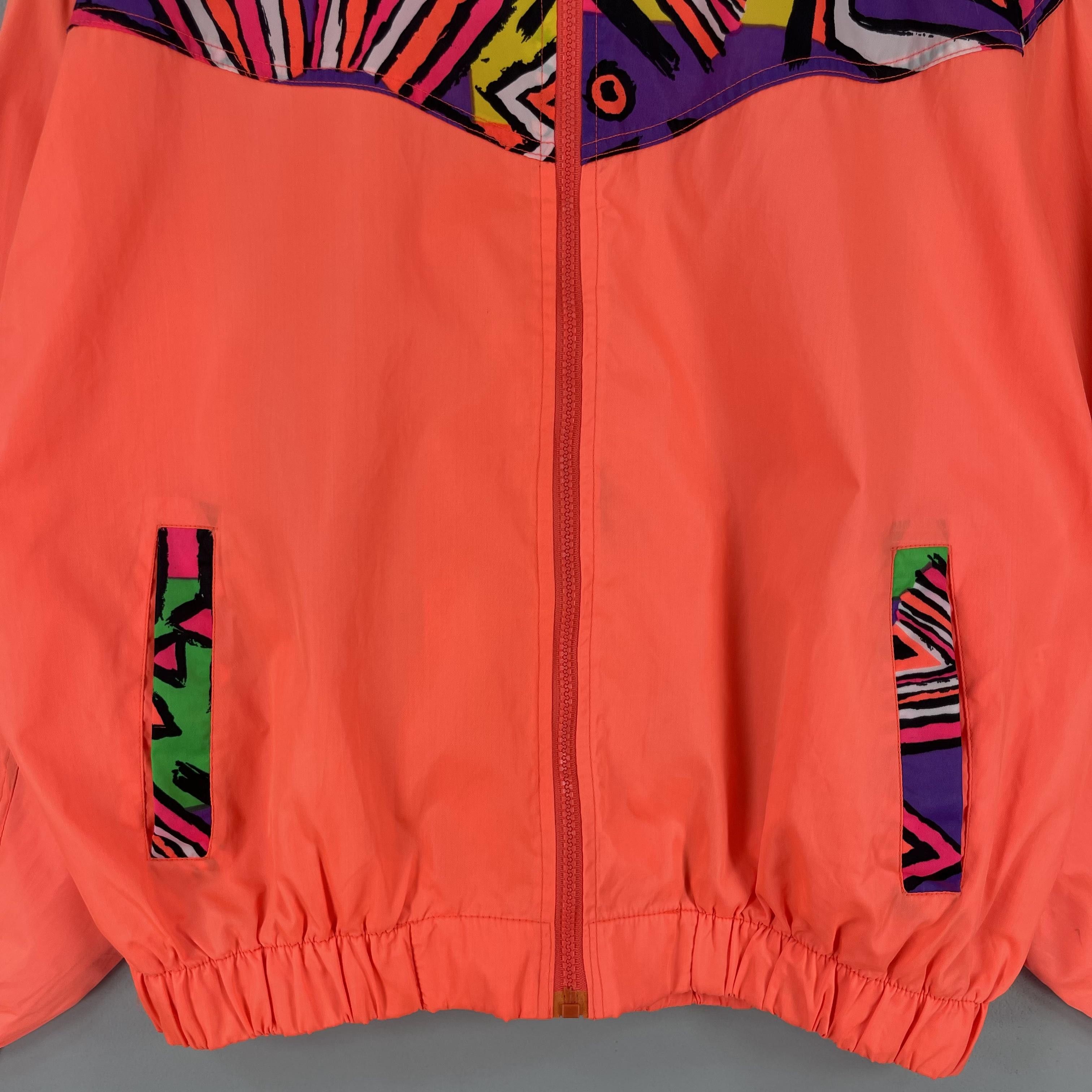 Vintage Vintage K-BRADSHAW Abstract Pattern Windbreaker Jacket Size US M / EU 48-50 / 2 - 3 Thumbnail