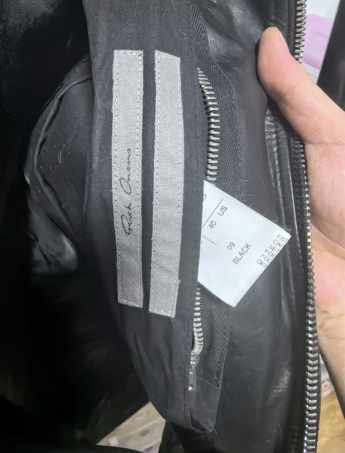 Rick Owens Rickowens leatherjacket Size US M / EU 48-50 / 2 - 3 Thumbnail