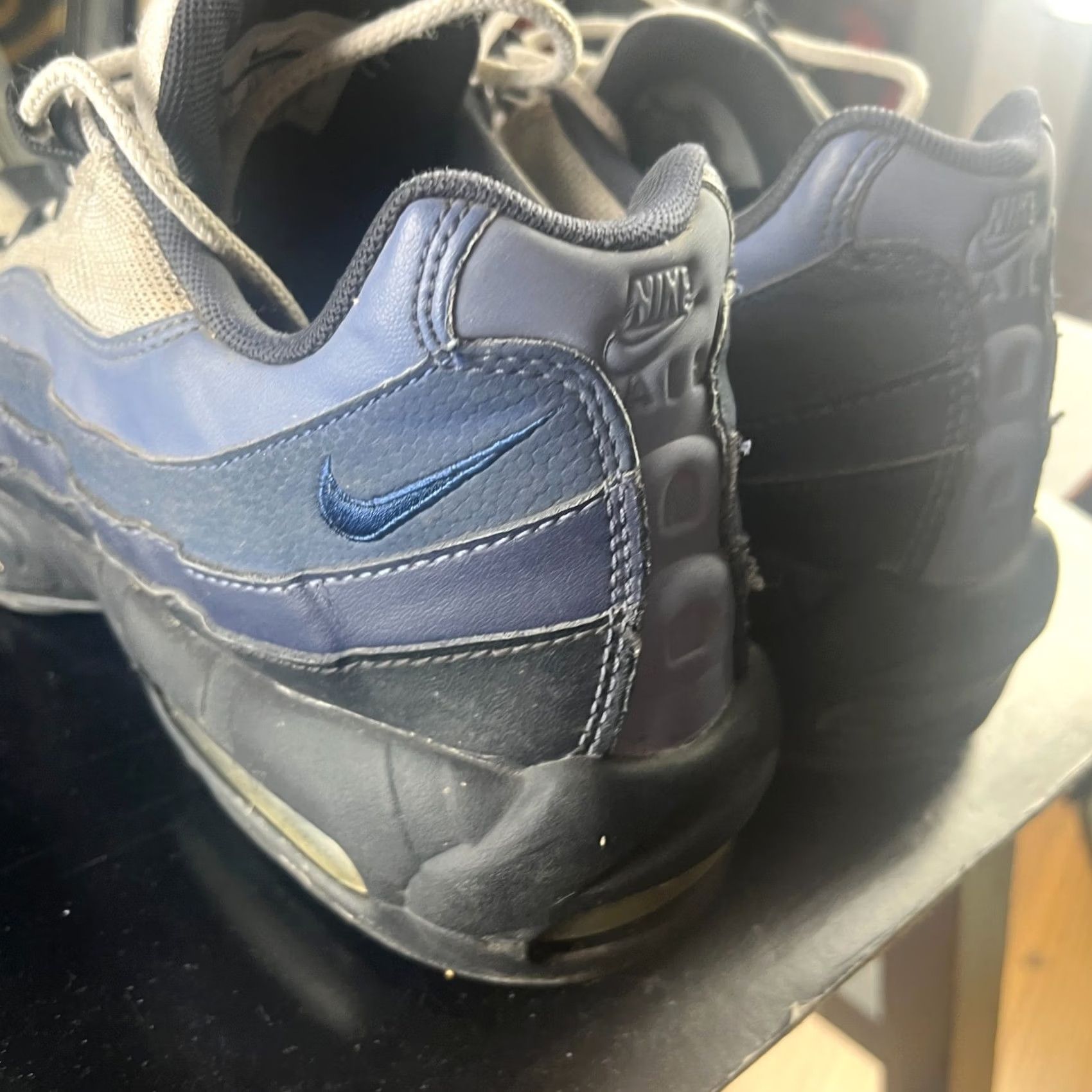 Nike Nike Air Max 95 2019 Black Dark Grey White Mens Size 9.5 Sneaker Casual Activewear Shoes 90s Pattern Camouflage Size US 10 / EU 43 - 6 Thumbnail