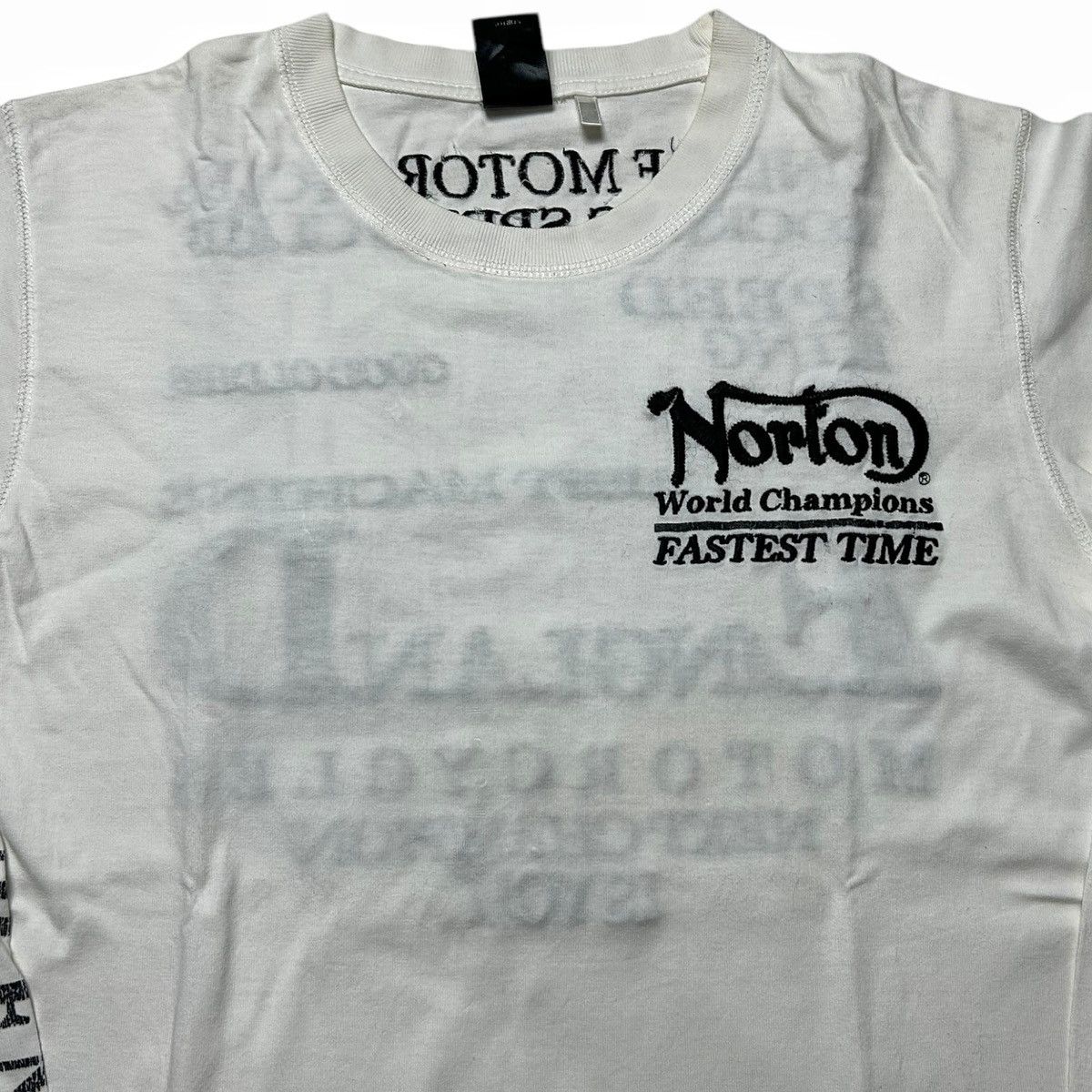 Norton Long Sleeves T Shirt Norton Motorcycle Souvenir Big Logo Size US M / EU 48-50 / 2 - 5 Thumbnail