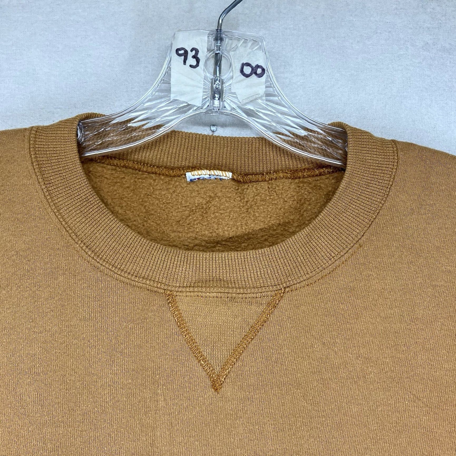 Russell Athletic VINTAGE Russell Athletic Sweatshirt Mens Oversized Large Dark Tan Crewneck 90s Size US L / EU 52-54 / 3 - 5 Thumbnail