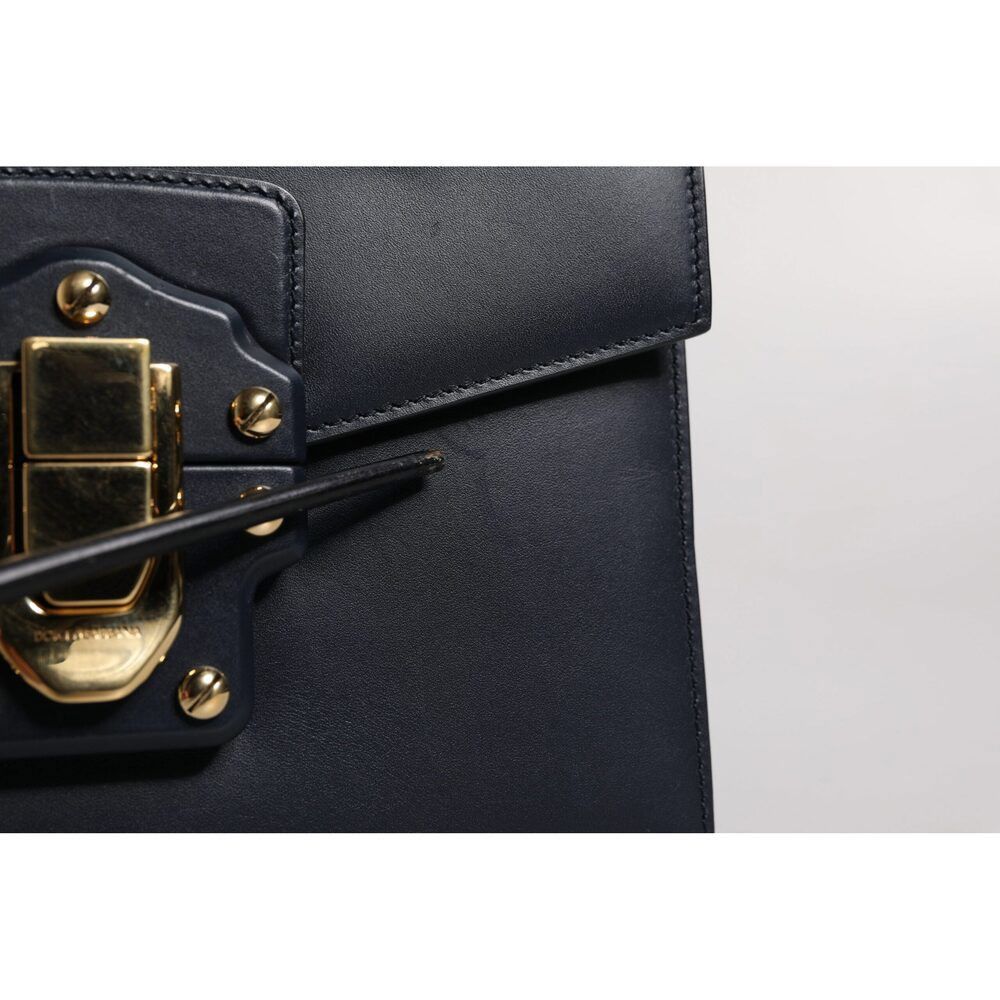 Dolce & Gabbana Dolce & Gabbana Black Calfskin Leather Shoulder Strap Bag Wo Size ONE SIZE - 8 Thumbnail