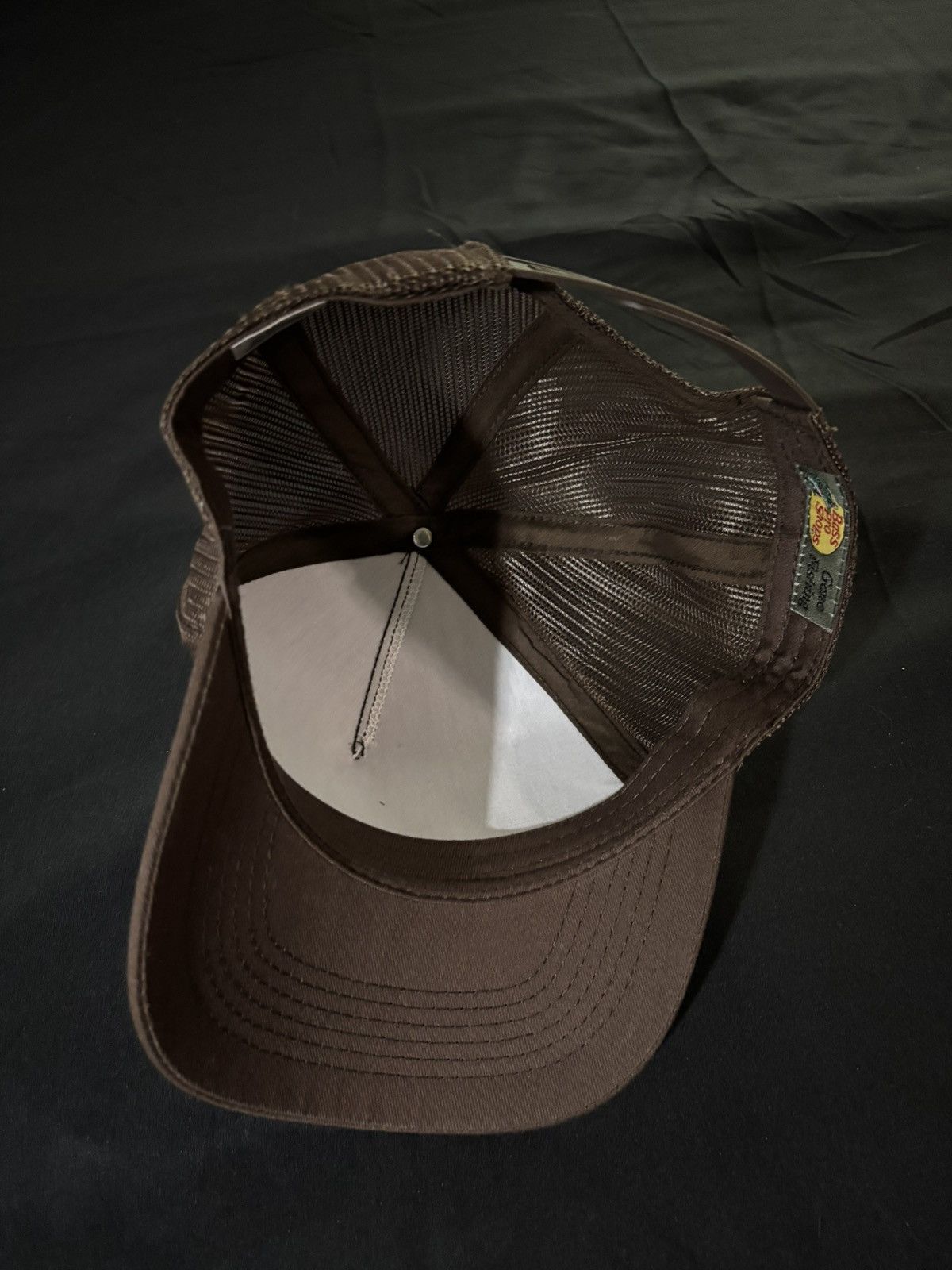 Cabelas Bass Pro Shop Trucker Hat Brown Size ONE SIZE - 3 Thumbnail