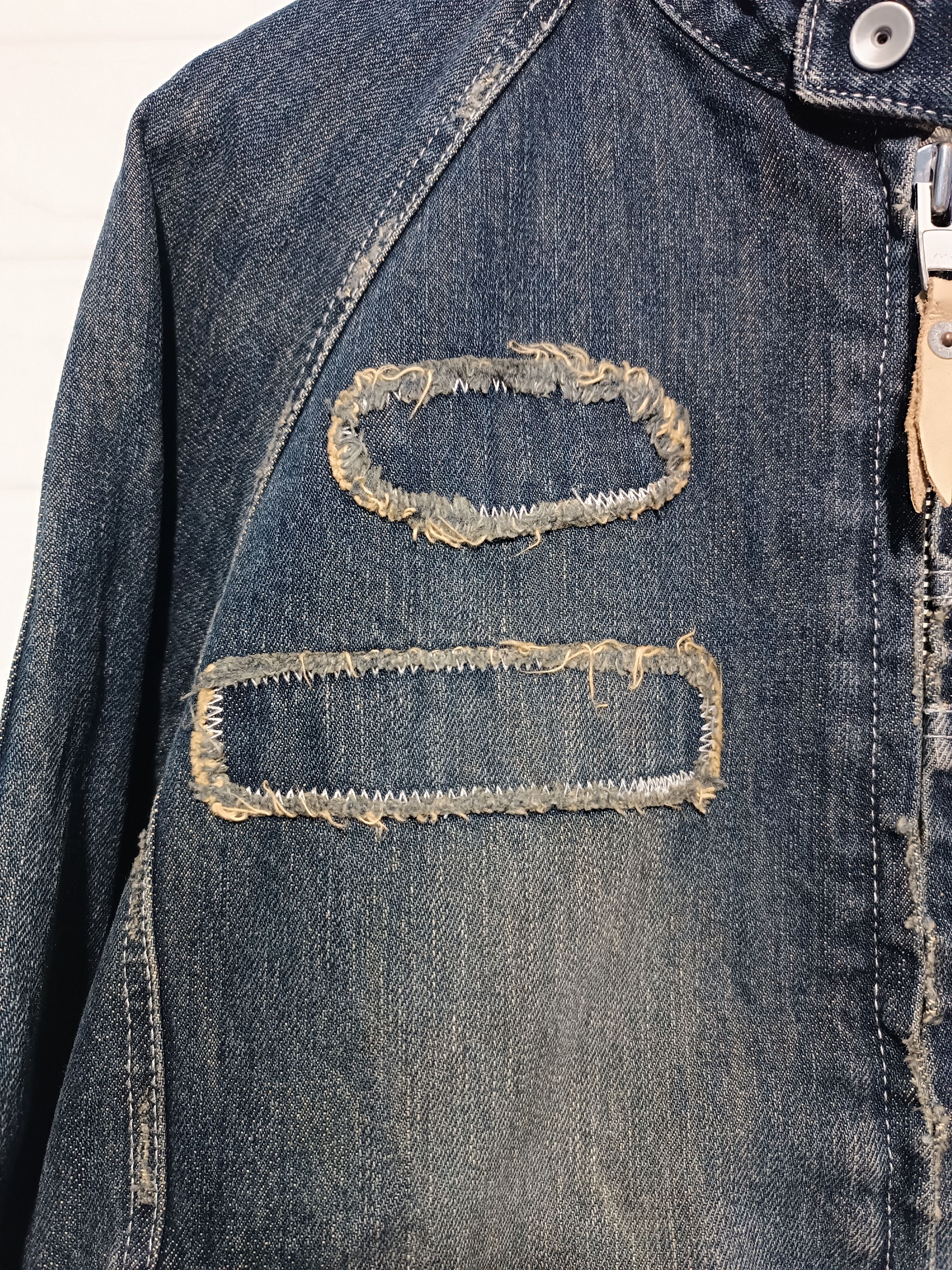 Japanese Brand Vintage Denim Biker Jacket Size US M / EU 48-50 / 2 - 6 Thumbnail