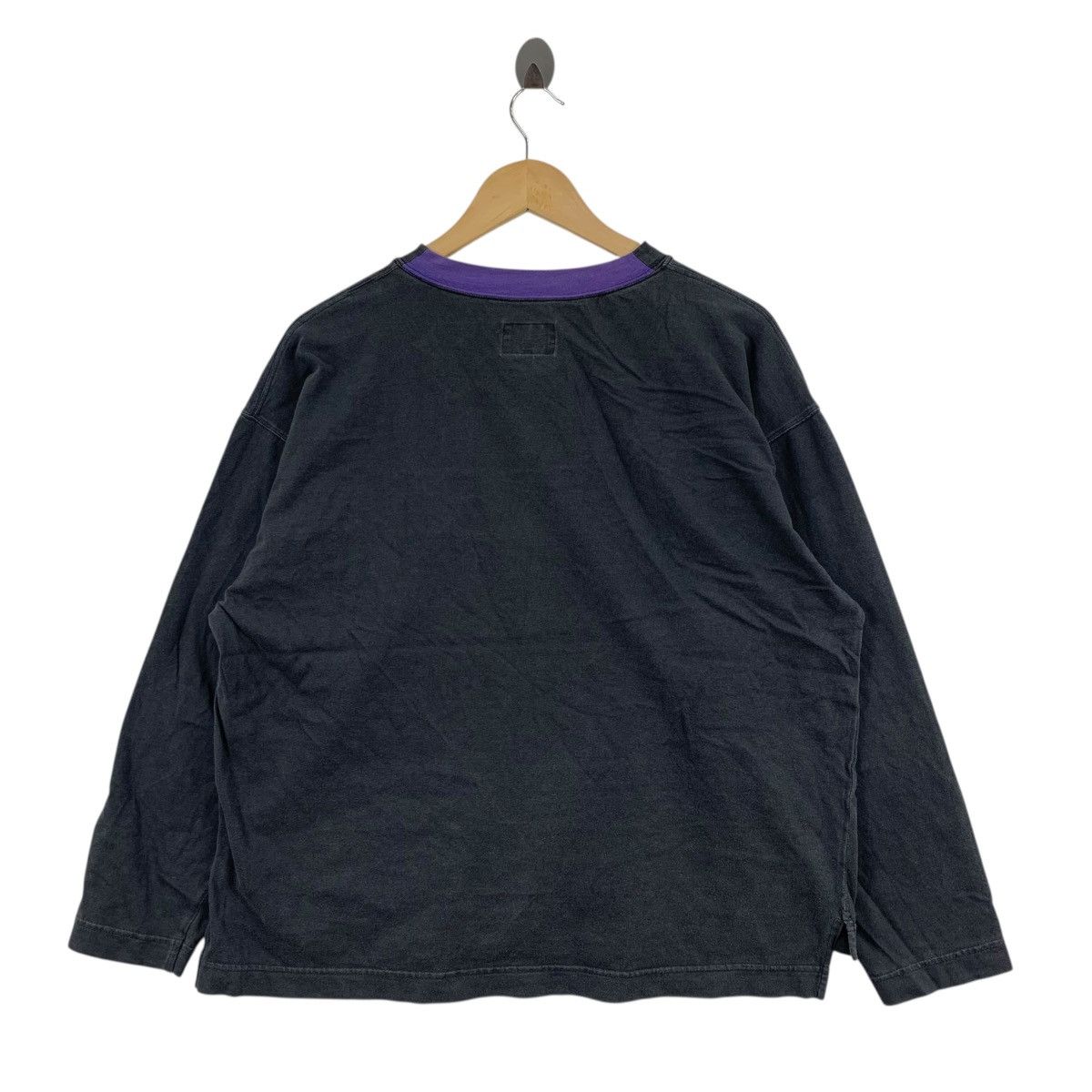 Benetton Vintage BENETTON BLUE FAMILY Italy Ucob Long Sleeve Tshirt Size US M / EU 48-50 / 2 - 4 Thumbnail