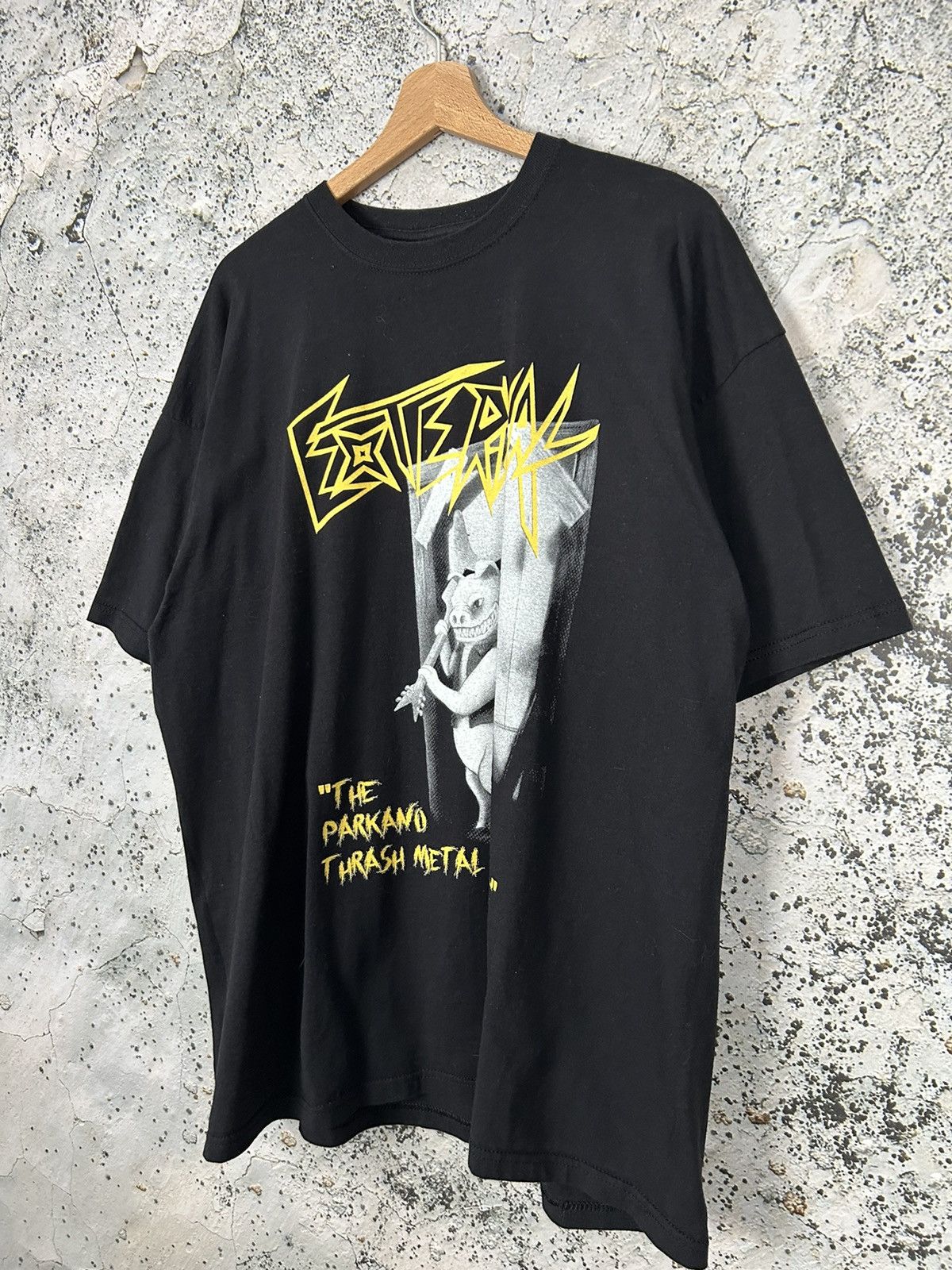 Band Tees Vintage External Black Metal Rock Band Tee Punk Goth Size US XXL / EU 58 / 5 - 2 Thumbnail