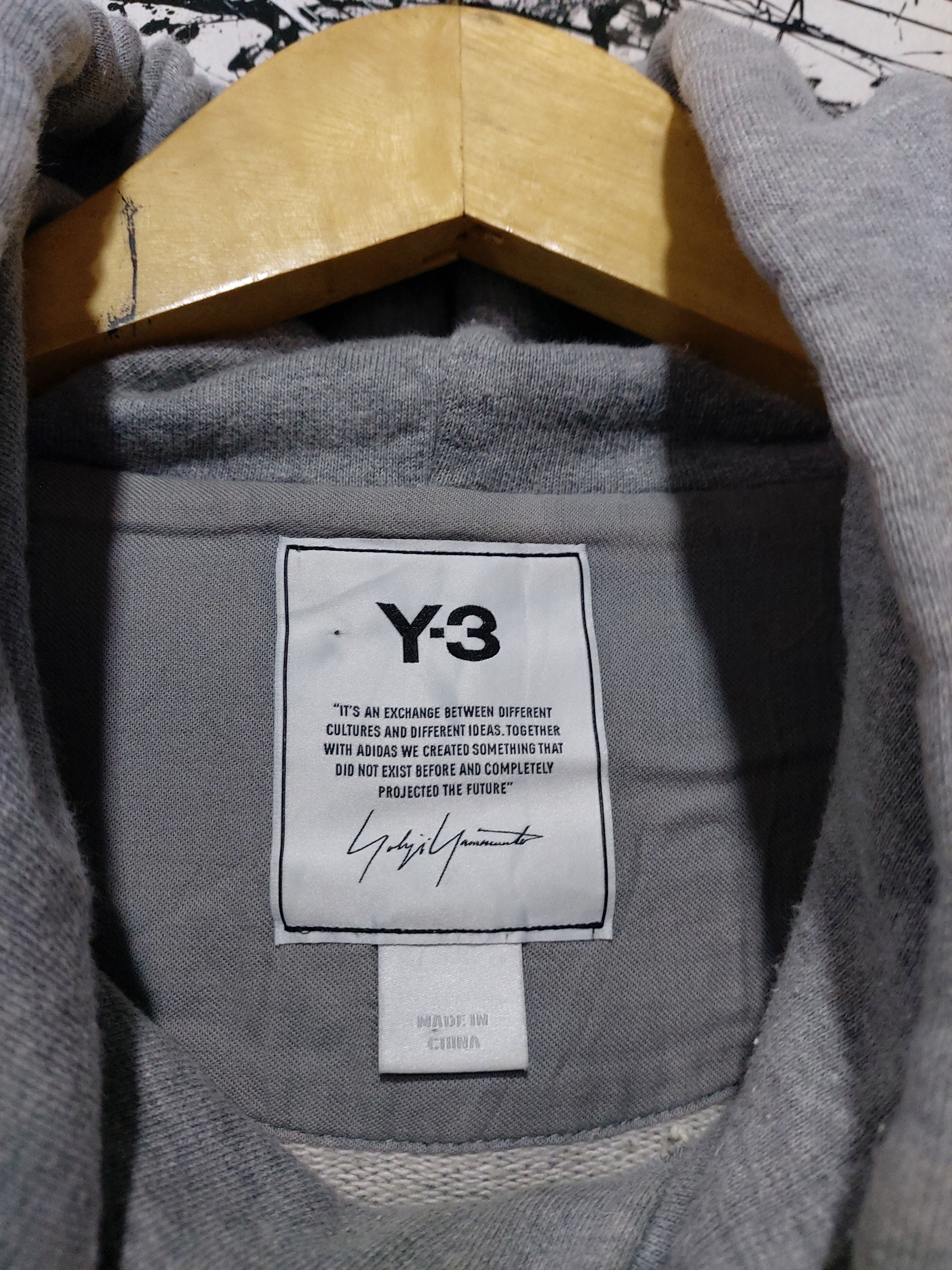 Adidas × Y-3 YOHJI YAMAMOTO X ADIDAS Y-3 LOGO HOODIE Size US L / EU 52-54 / 3 - 3 Thumbnail