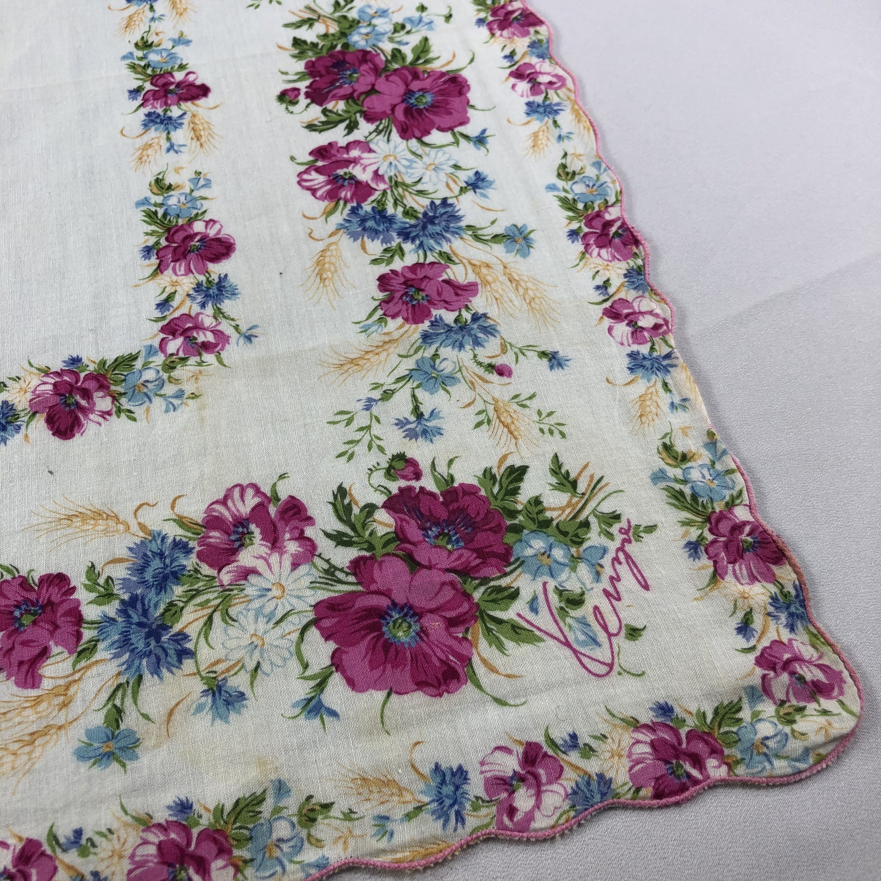 Kenzo Kenzo Floral Handkerchief Neckerchief Bandana H1519 Size ONE SIZE - 6 Thumbnail