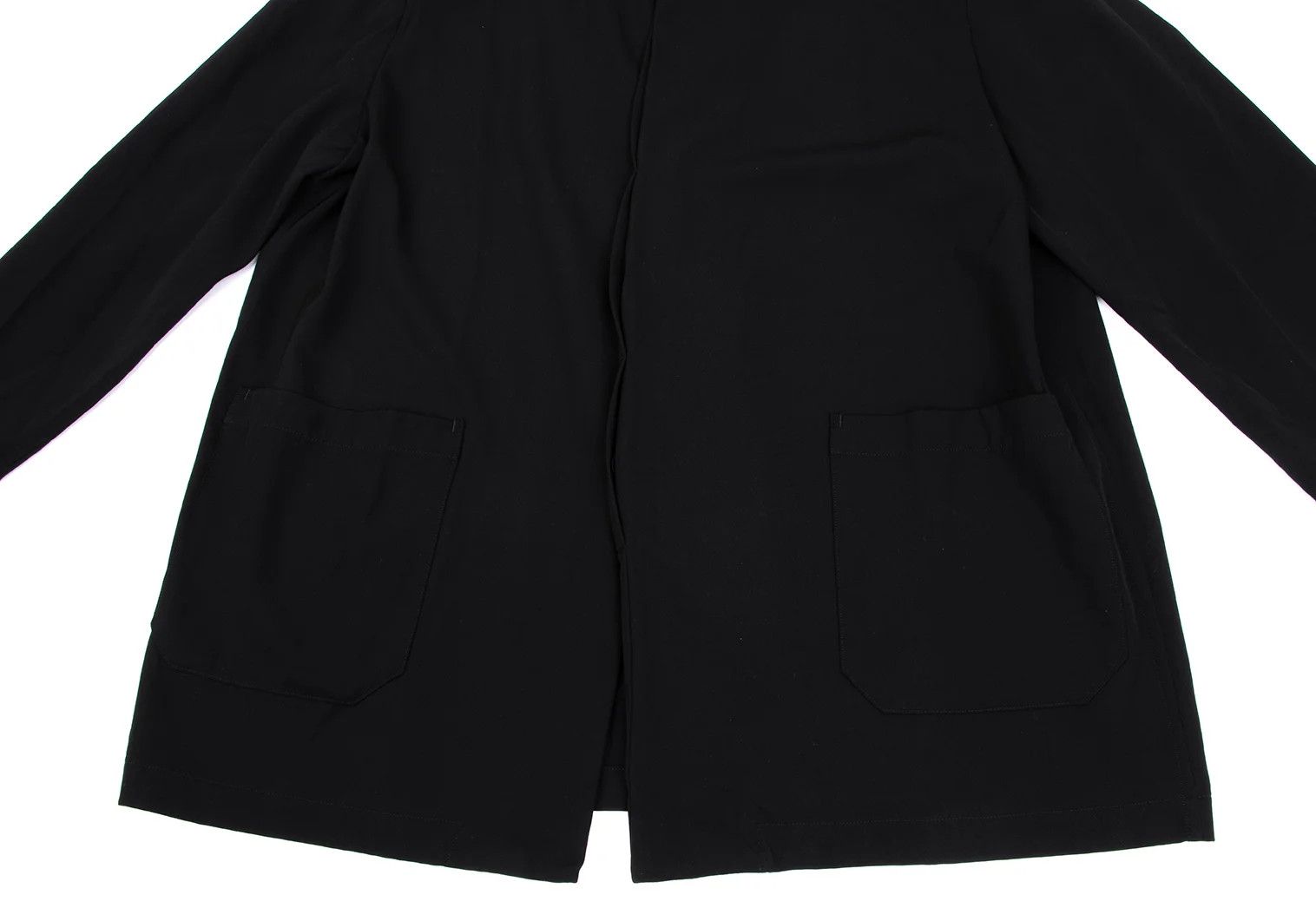 Yohji Yamamoto Yohji Yamamoto Wool Gabardine Jacket Black S Size US S / EU 44-46 / 1 - 6 Thumbnail