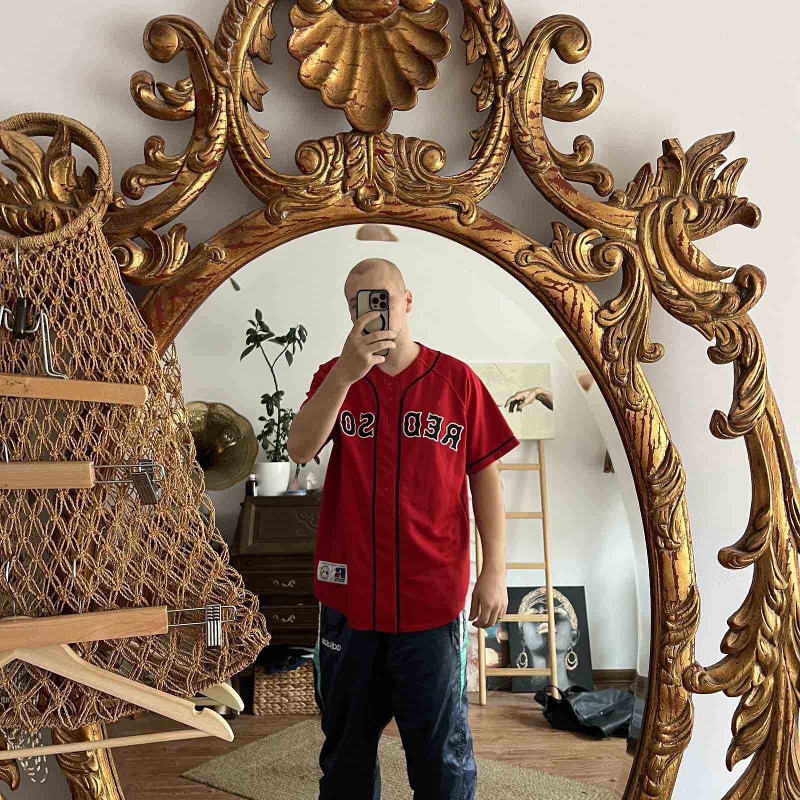 MLB × Russell Athletic × Vintage Vintage Boston Red Sox Russell Athleric Red Jersey Tee Size US L / EU 52-54 / 3 - 4 Thumbnail