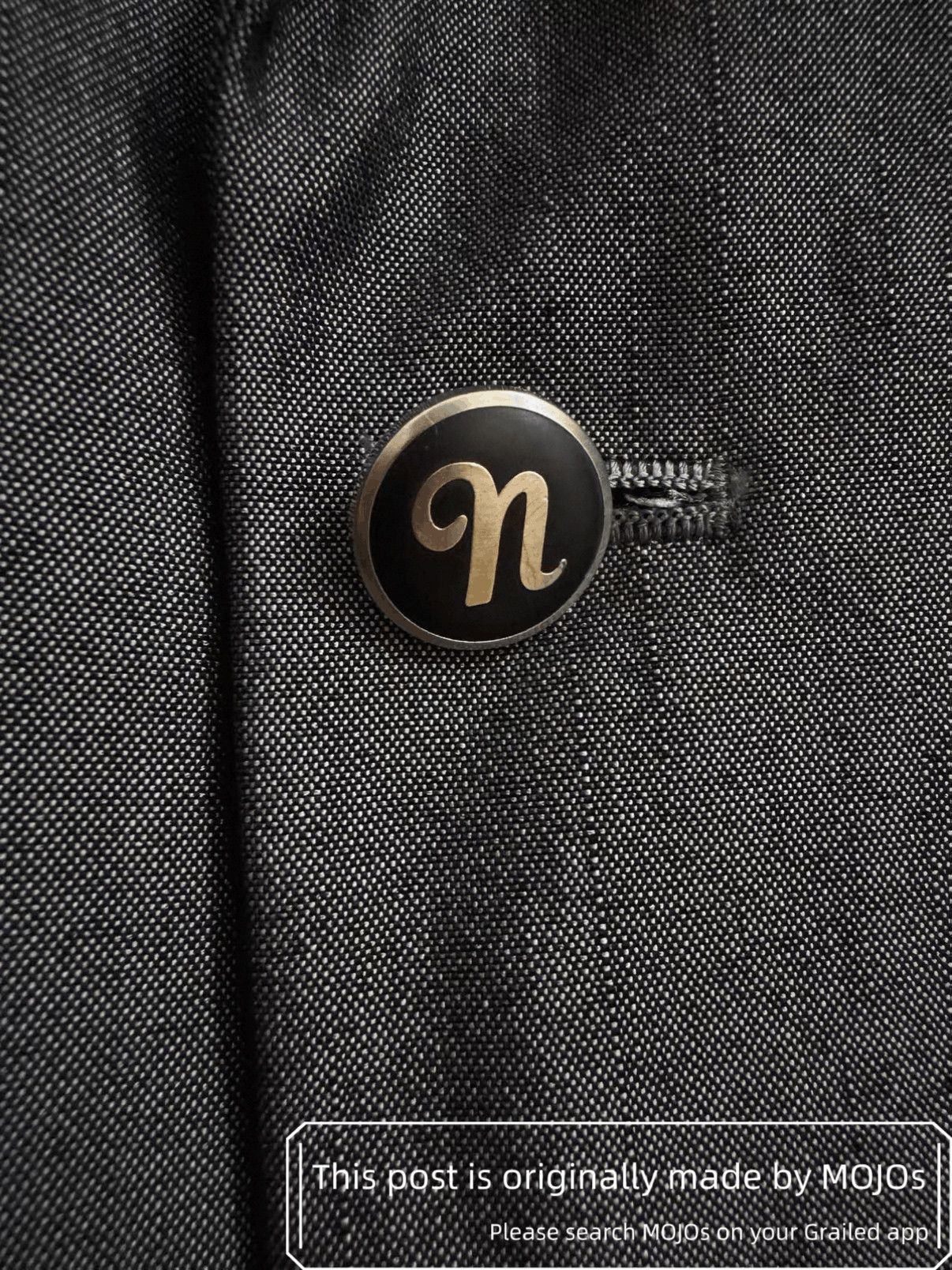 Number (N)ine Sz 2 Number Nine N Logo Button Jacket mojos2006125 Size US M / EU 48-50 / 2 - 4 Thumbnail