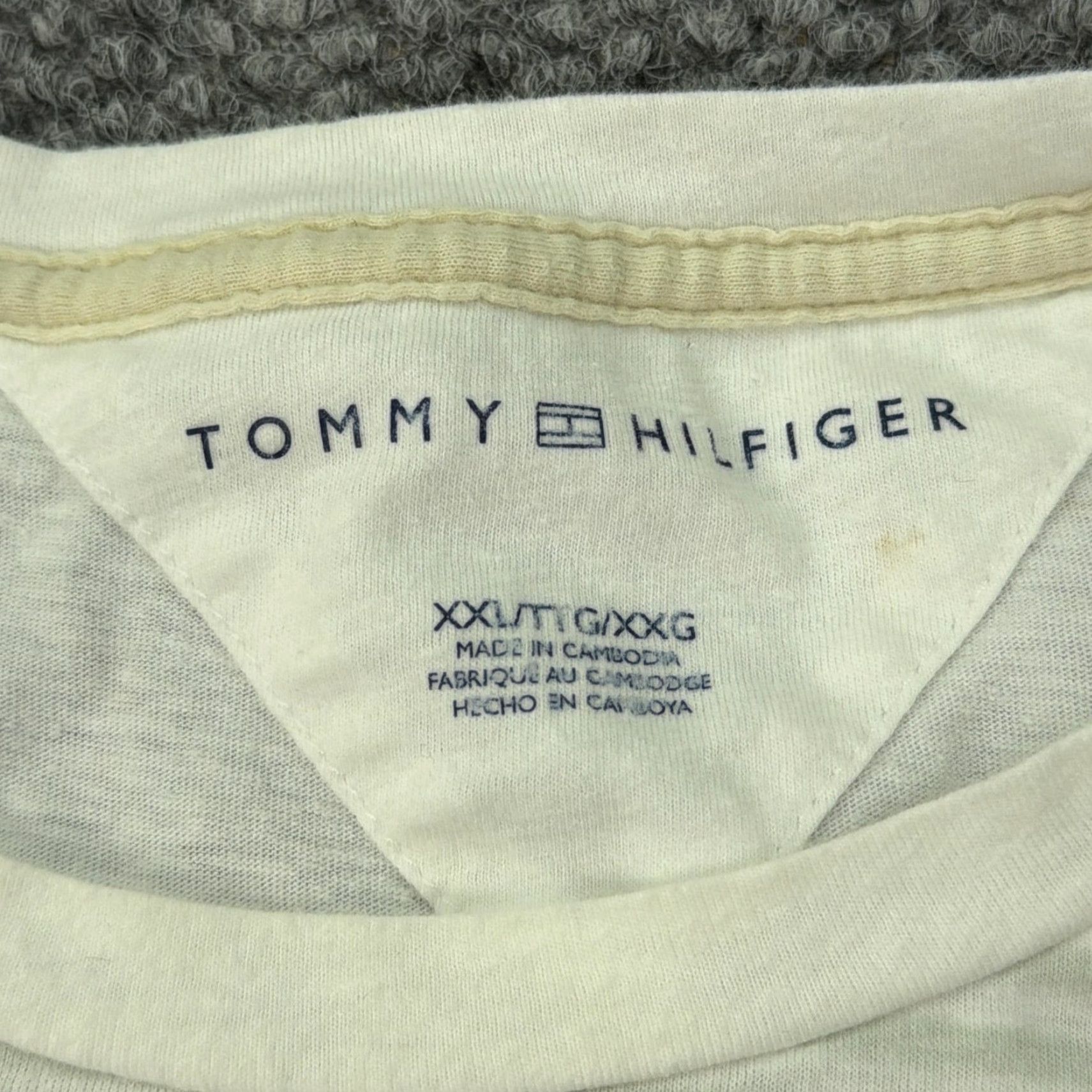 Tommy Hilfiger Vtg Tommy Hilfiger Shirt Mens 2XL White Red Blue Striped Pocket Tee Casual Y2K Size US XXL / EU 58 / 5 - 5 Thumbnail