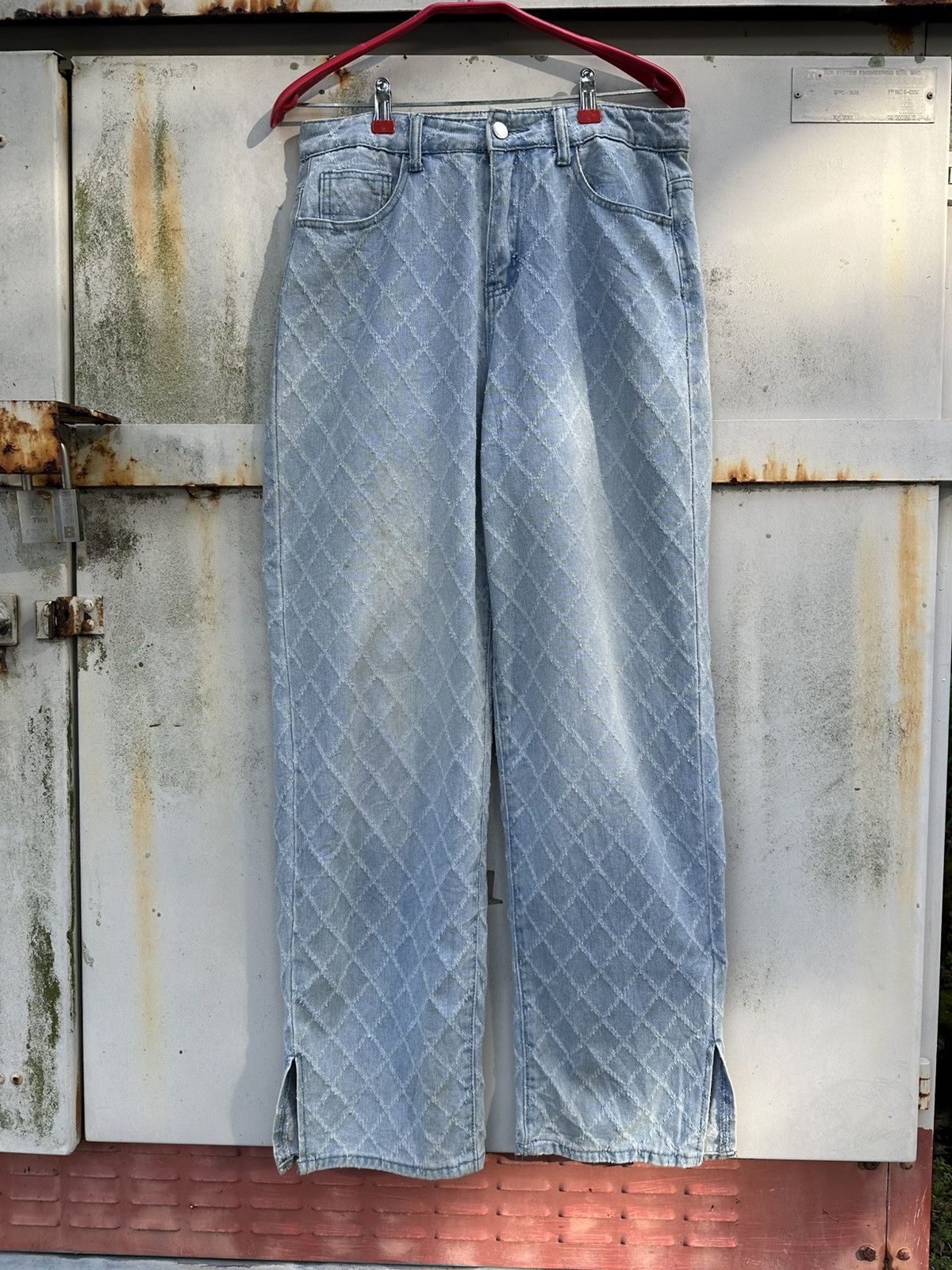 Japanese Brand 👹Dazy Stained Design Baggy Jeans Size US 30 / EU 46 - 2 Thumbnail